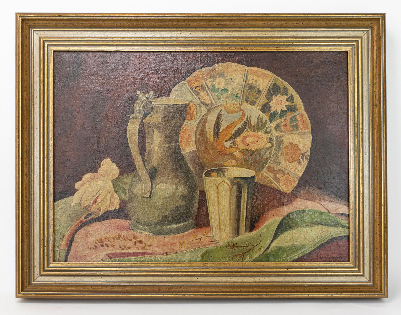 American Hovsep Pushman In Style of Oil Painting: This lot consists of a hand painted Oil on Canvas rendered in style of the American artist Hovsep Pushman (1877-1966). Painting signed at the lower right corner: Pushman Hovsep Pushman was an American