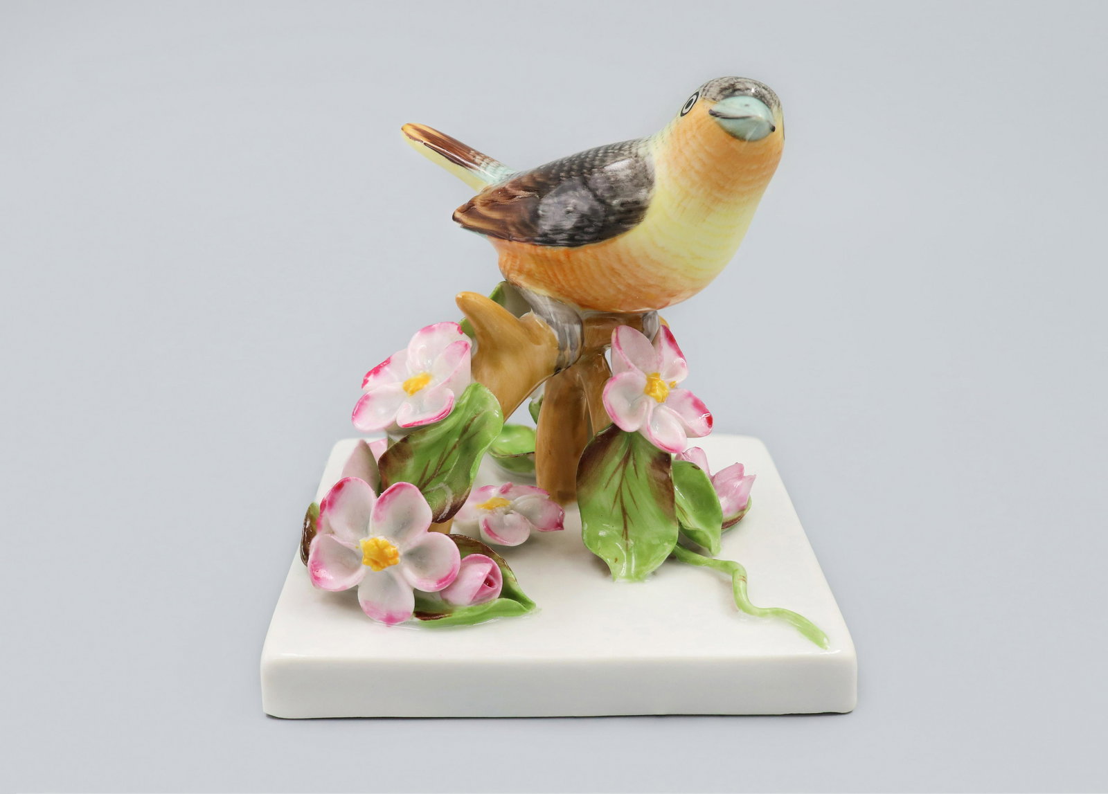 HEREND Hand Painted Porcelain Figurine Bird with (1 of 7)