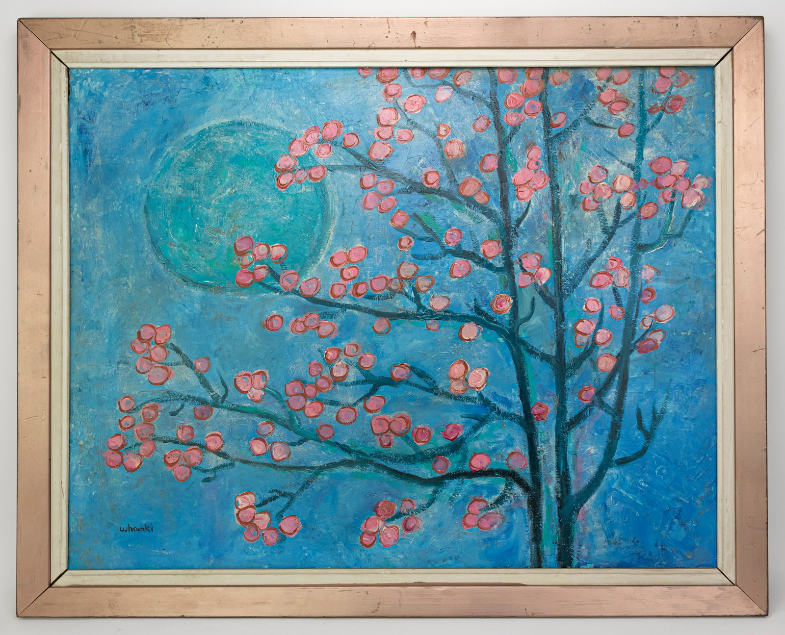 Korean Kim Whanki Abstract Painting In the Style of (1 of 13)