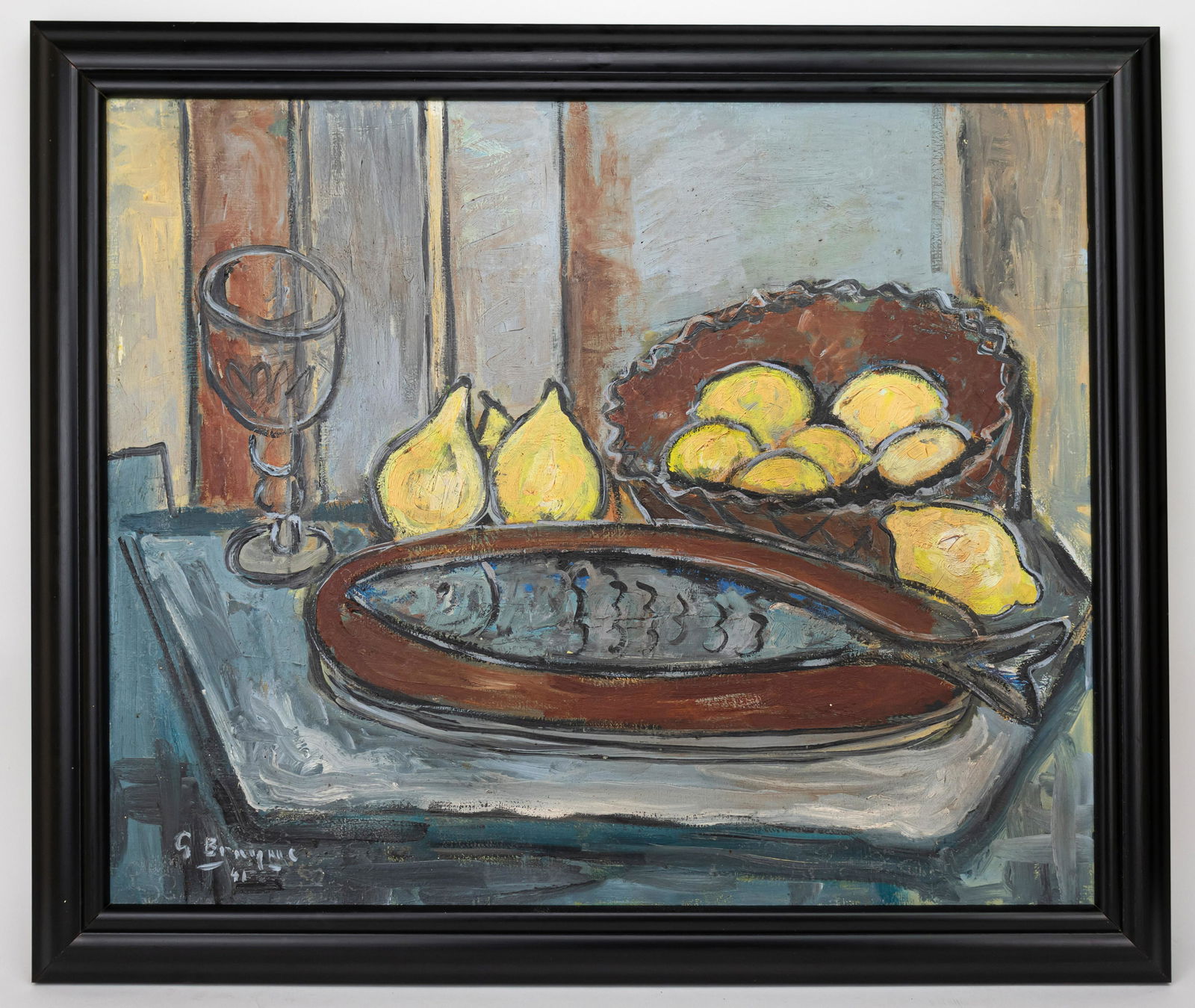 In Style Of Georges Braque Fauvist Still Life Painting (1 of 12)