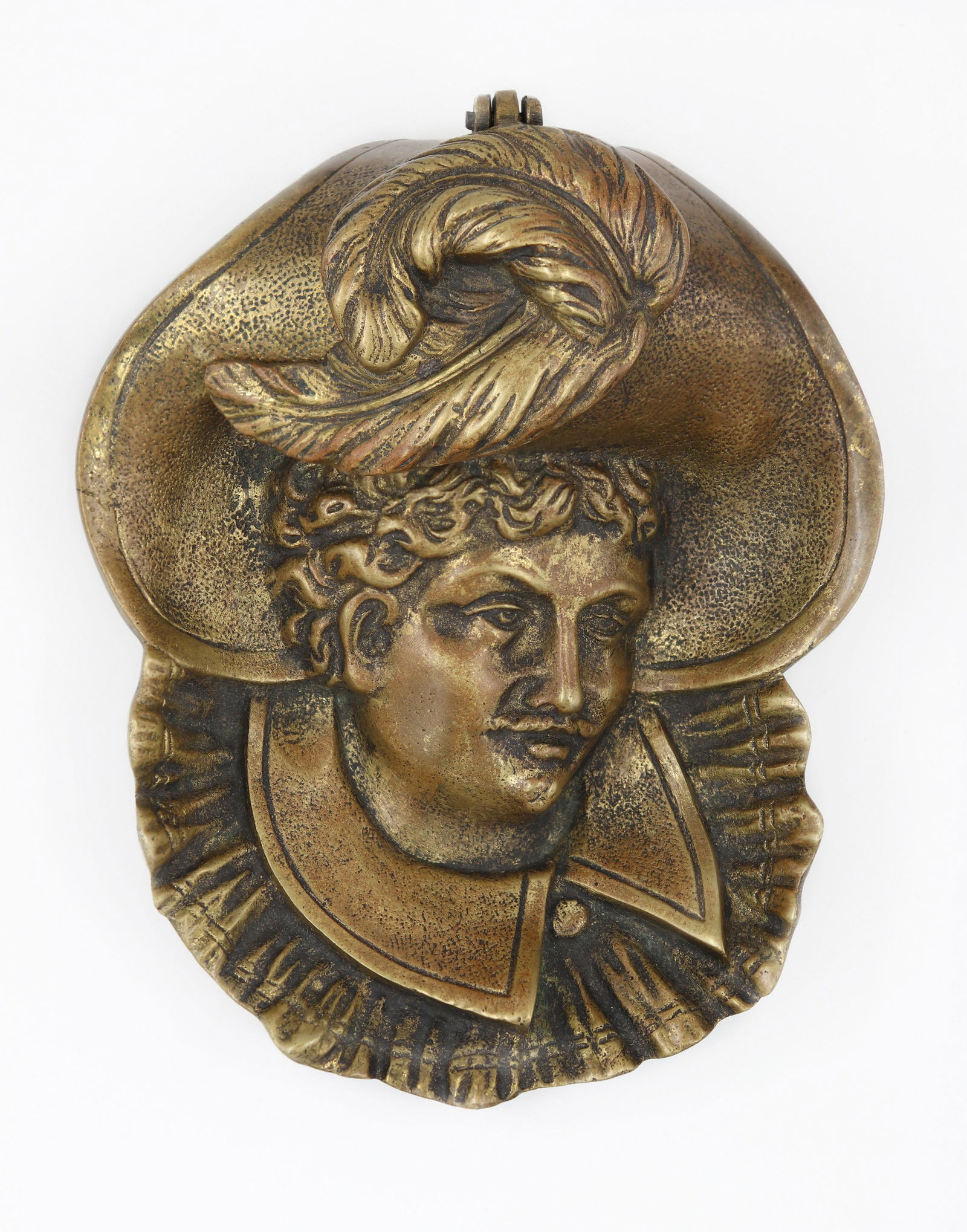 1800's Antique Bronze Inkwell (1 of 6)