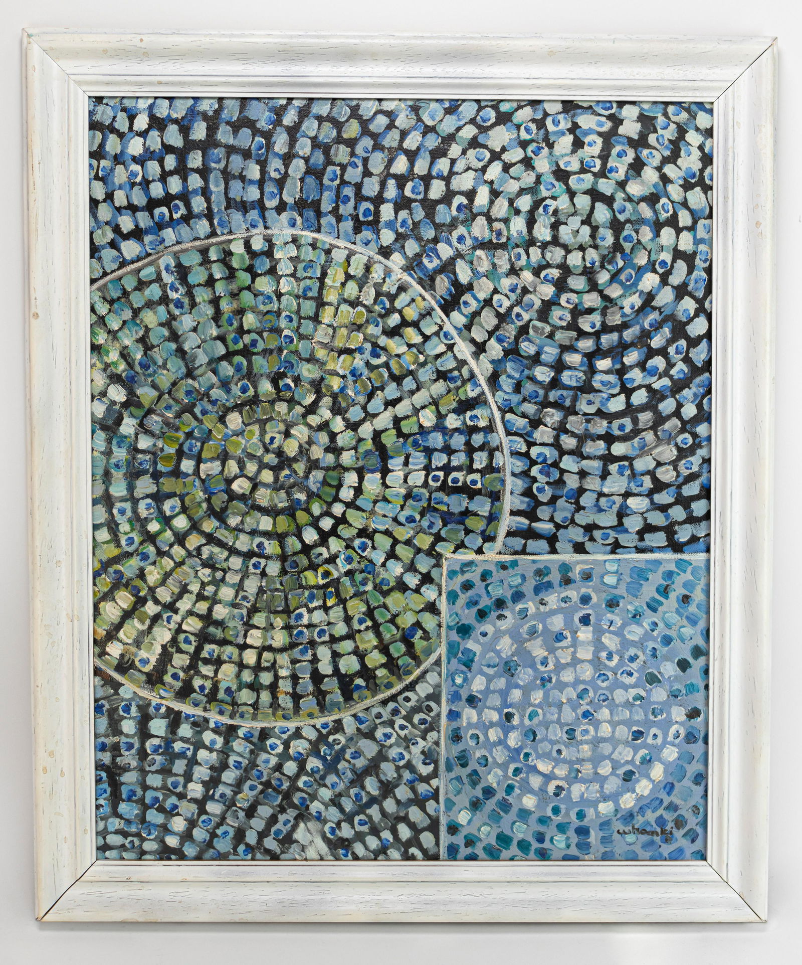 Korean Kim Whanki Abstract Painting In the Style of (1 of 13)