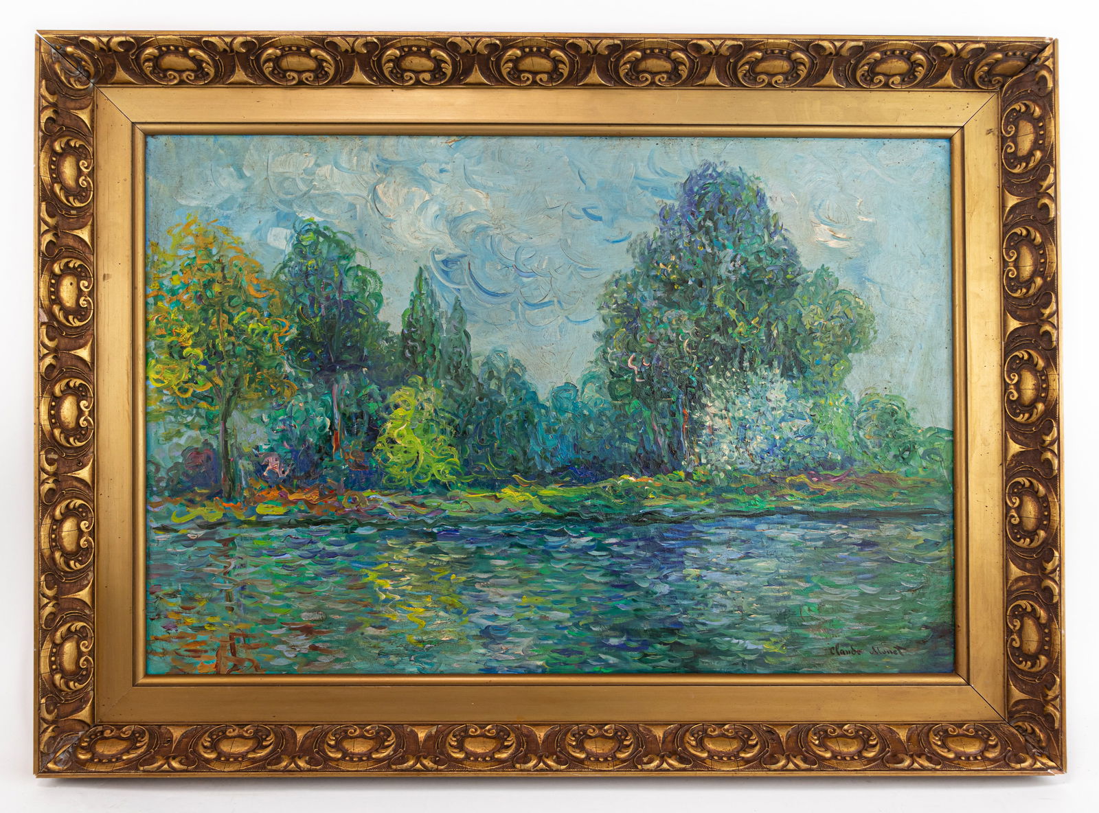 Claude Monet French (Oil on Canvas Painting) style of (1 of 12)