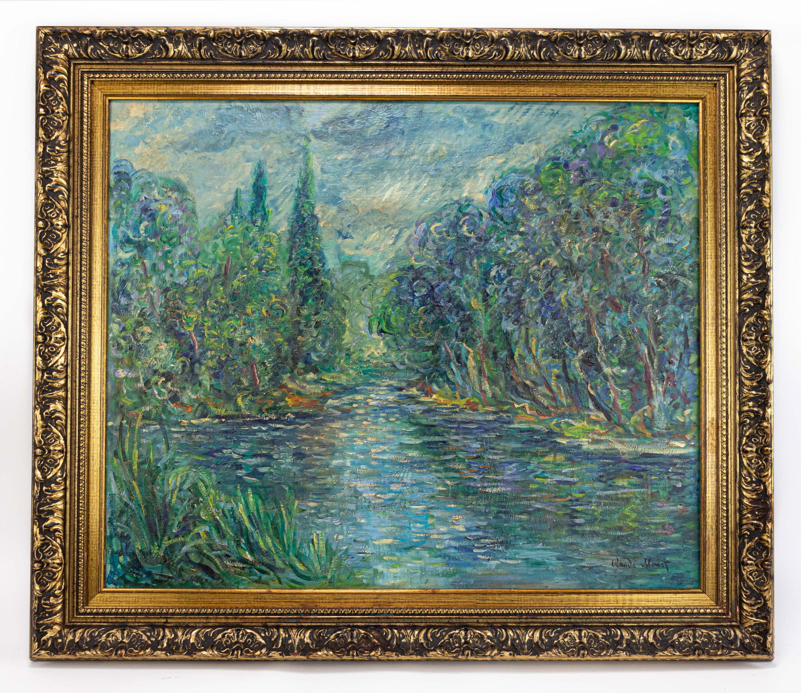 Claude Monet French (Oil on Canvas Painting) style of (1 of 13)