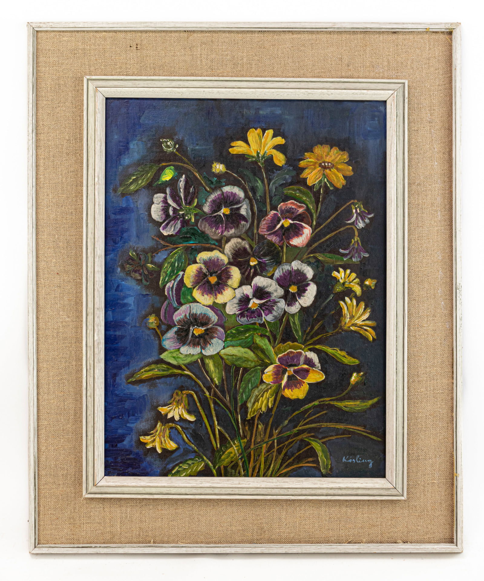 Moise Kisling French Oil on Canvas (Style of): This lot consists of a hand painted Oil on Canvas rendered in the style of the Polish-born French painter Moïse Kisling (1891-1953) Moïse Kisling was a French-Polish painter best known for his highl