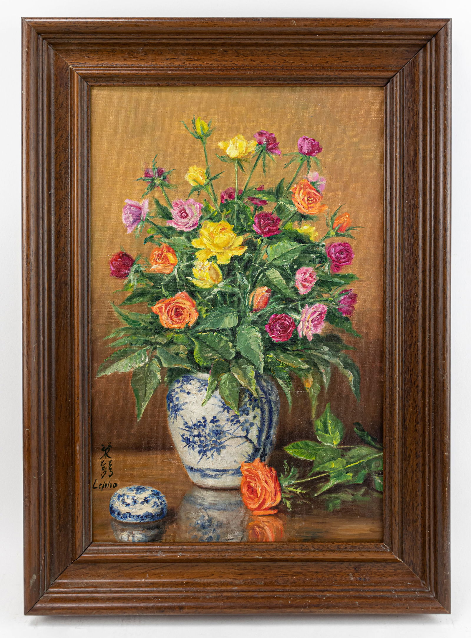 Flower Still Life In the Style French-Vietname Le Pho (1 of 13)