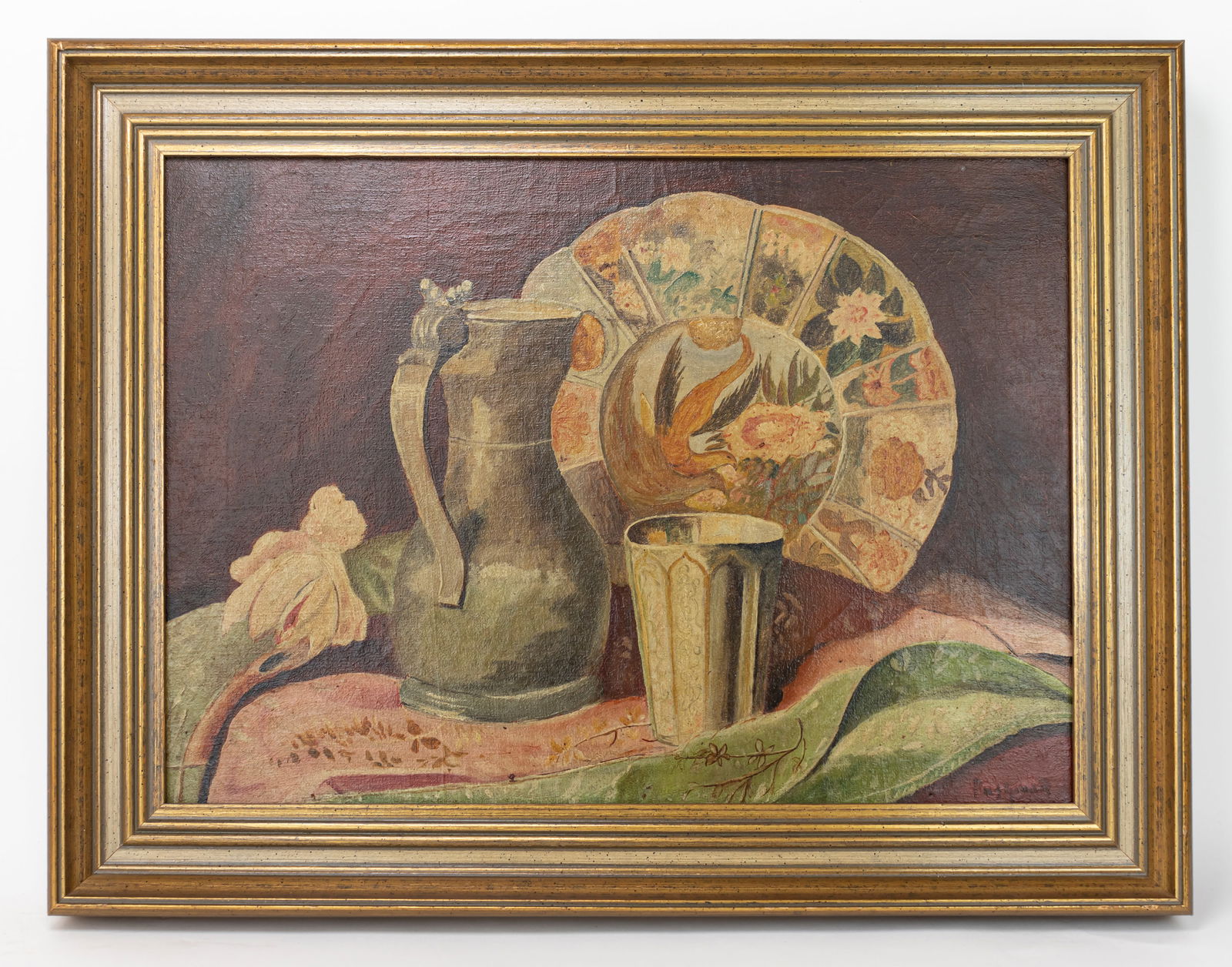 American Hovsep Pushman Oil Painting (In style of): This lot consists of a hand painted Oil on Canvas rendered in style of the American artist Hovsep Pushman (1877-1966) Hovsep Pushman was an American artist of Armenian background. He was known for his