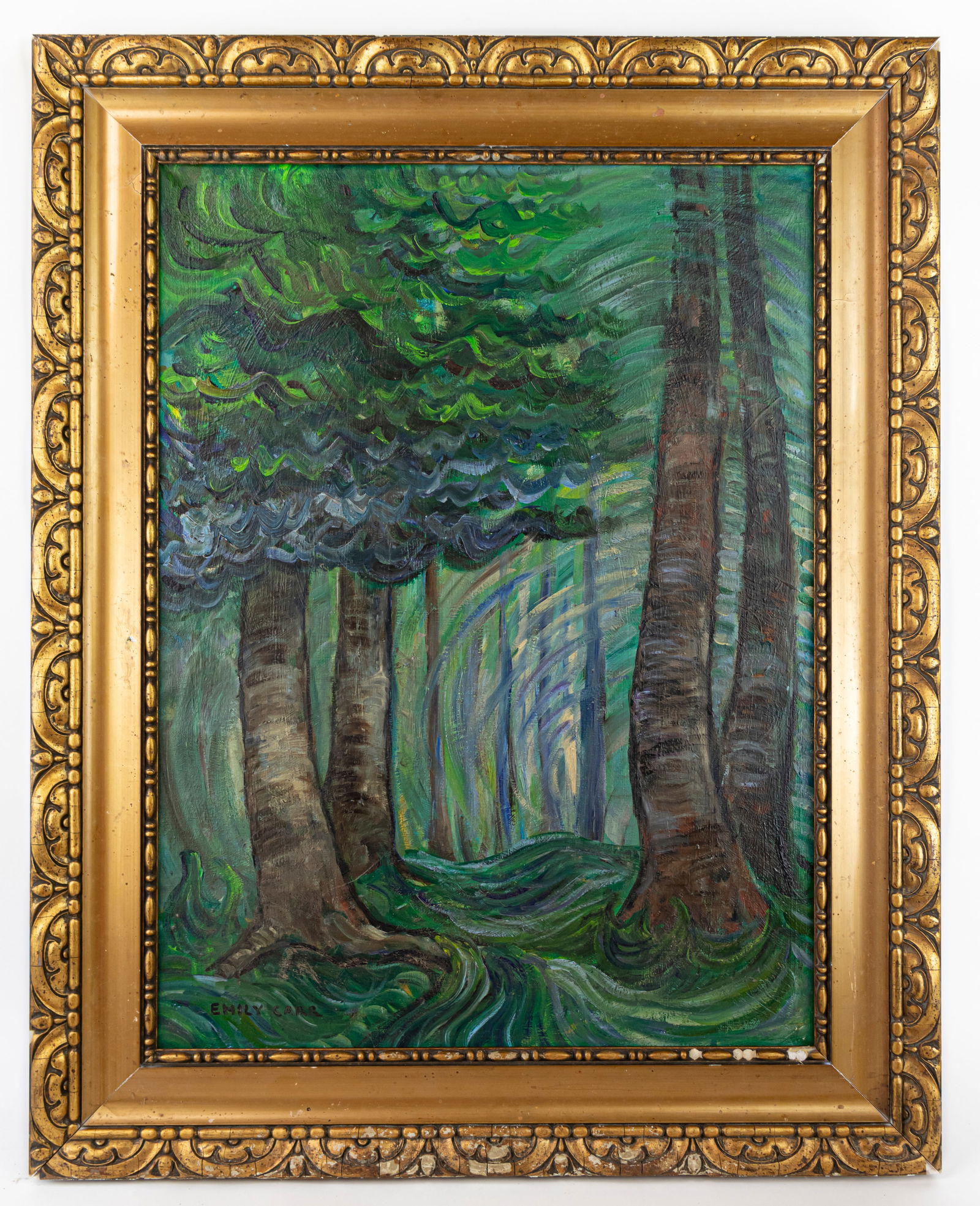 Emily Carr Canadian Framed Oil Painting (In style of) (1 of 10)