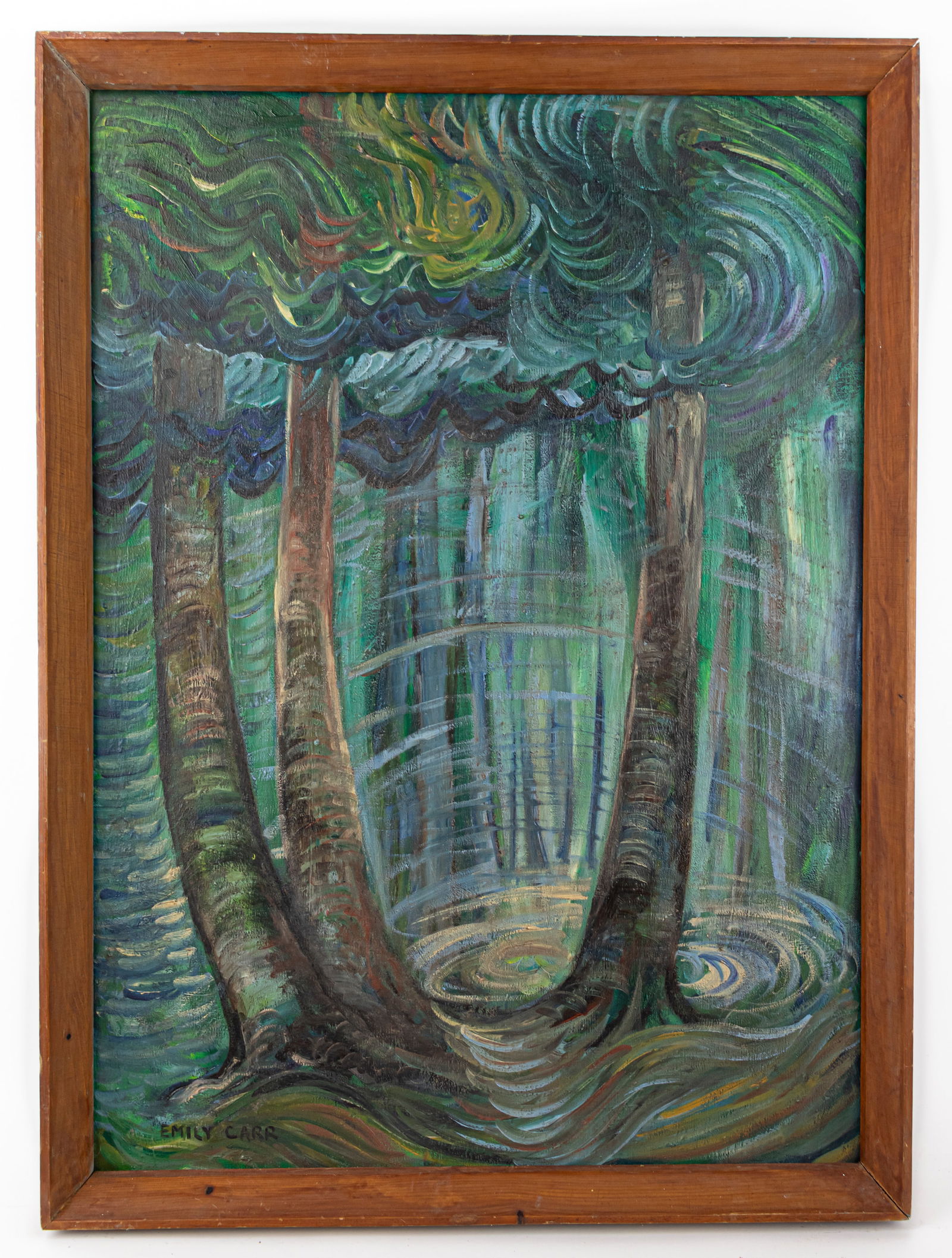 Canadian Emily Carr Oil Painting In Style of (1 of 12)