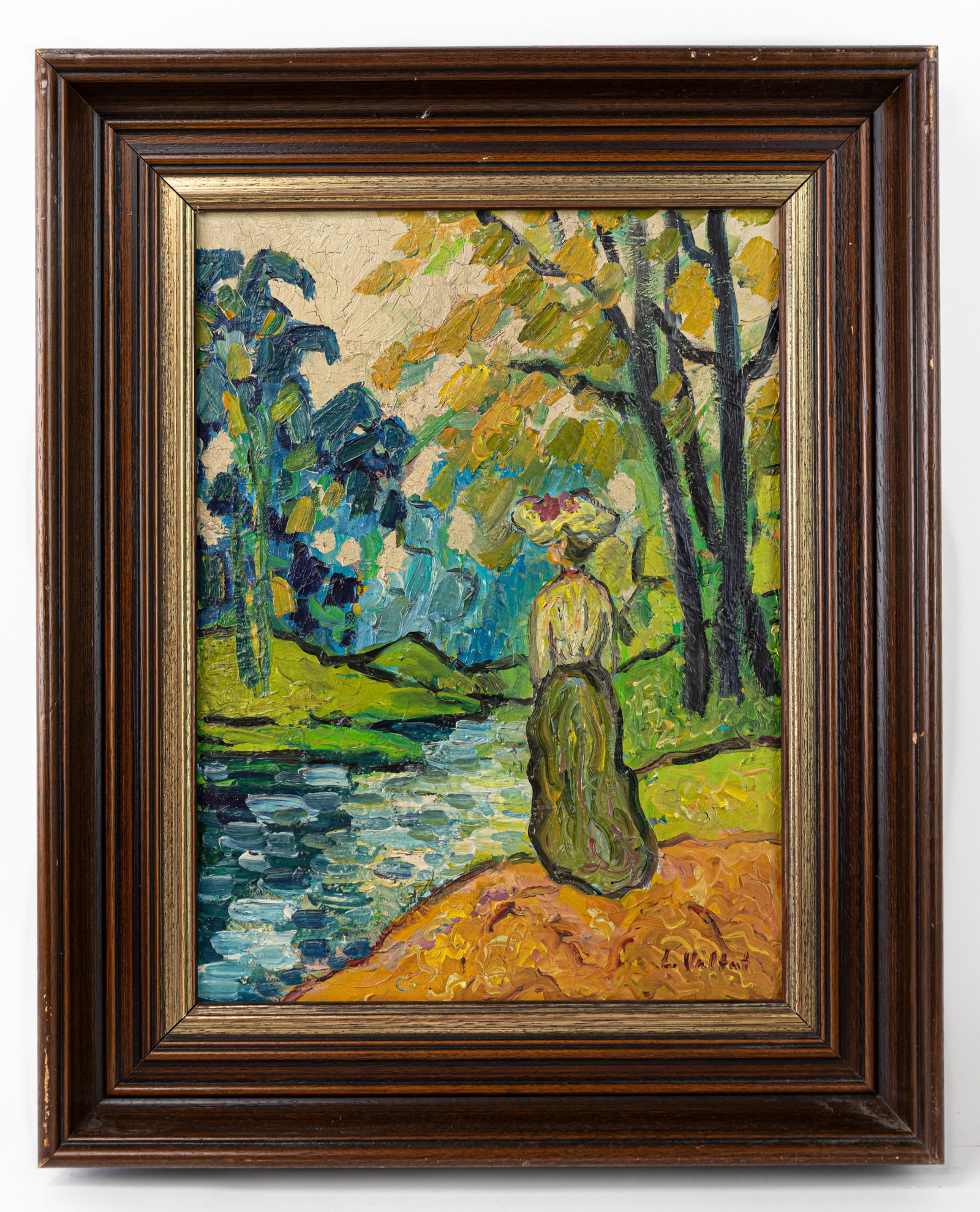 Louis Valtat French Oil Painting on Canvas (In Style of): This lot consists of a hand painted Oil on Canvas rendered in style of the French painter Louis Valtat. Louis Valtat was a French painter and printmaker associated with the Fauves who first exhibited