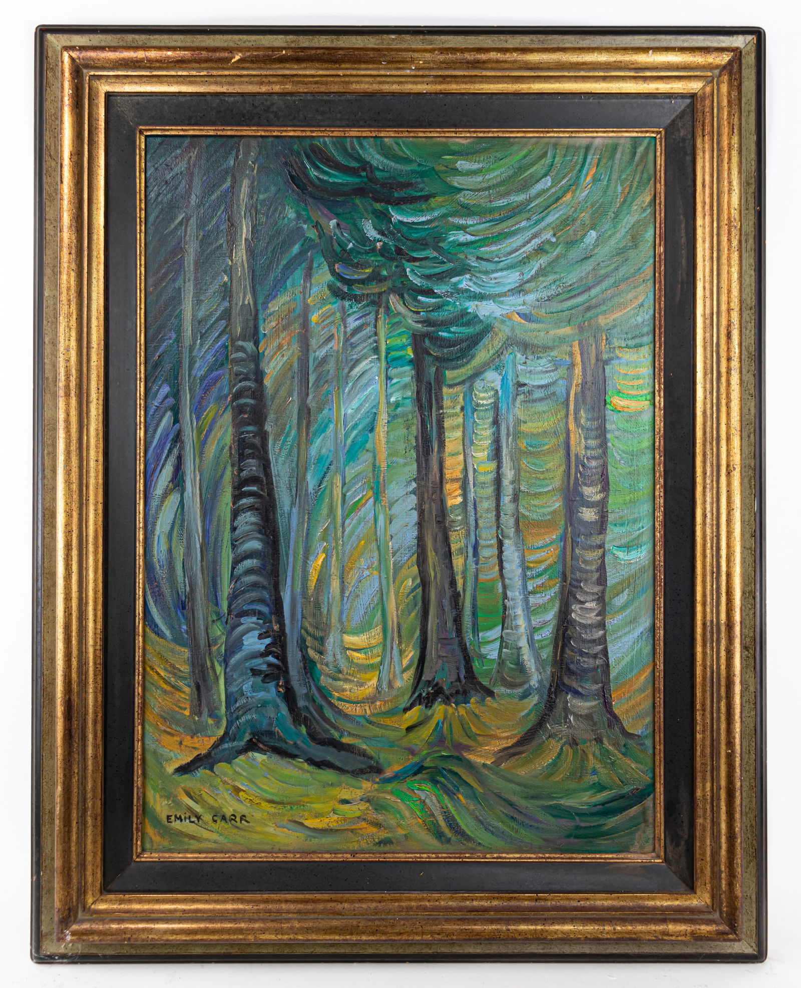 Canadian Emily Carr Oil Painting In Style of (1 of 12)