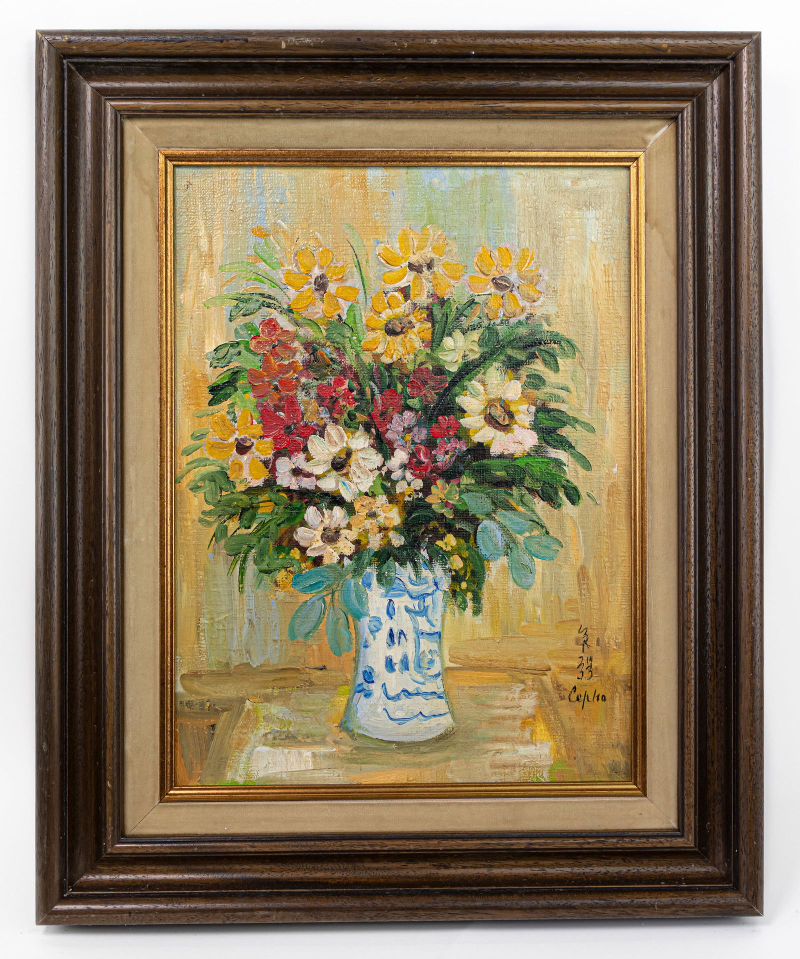 Flower Still Life French-Vietname Le Pho (in Style of) (1 of 13)