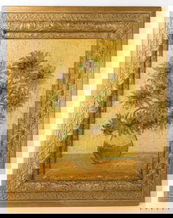 Vincent Van Gogh Dutch Oil Painting on Canvas Sunflowers (In Style of): This lot consists of a hand painted Oil on Canvas rendered in style of the Dutch painter Vincent van Gogh(1853-1890). Vincent Willem van Gogh generally considered the greatest after Rembrandt van Rijn