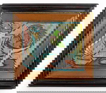 Emil Filla Czech Cubist Oil Painting (In Style of): This lot consists of a hand painted Oil on Canvas rendered in style of the Czech painter Emil Filla Emil Filla was a Czech painter whose works melded aspects of Cubism and Fauvism in his still lifes,
