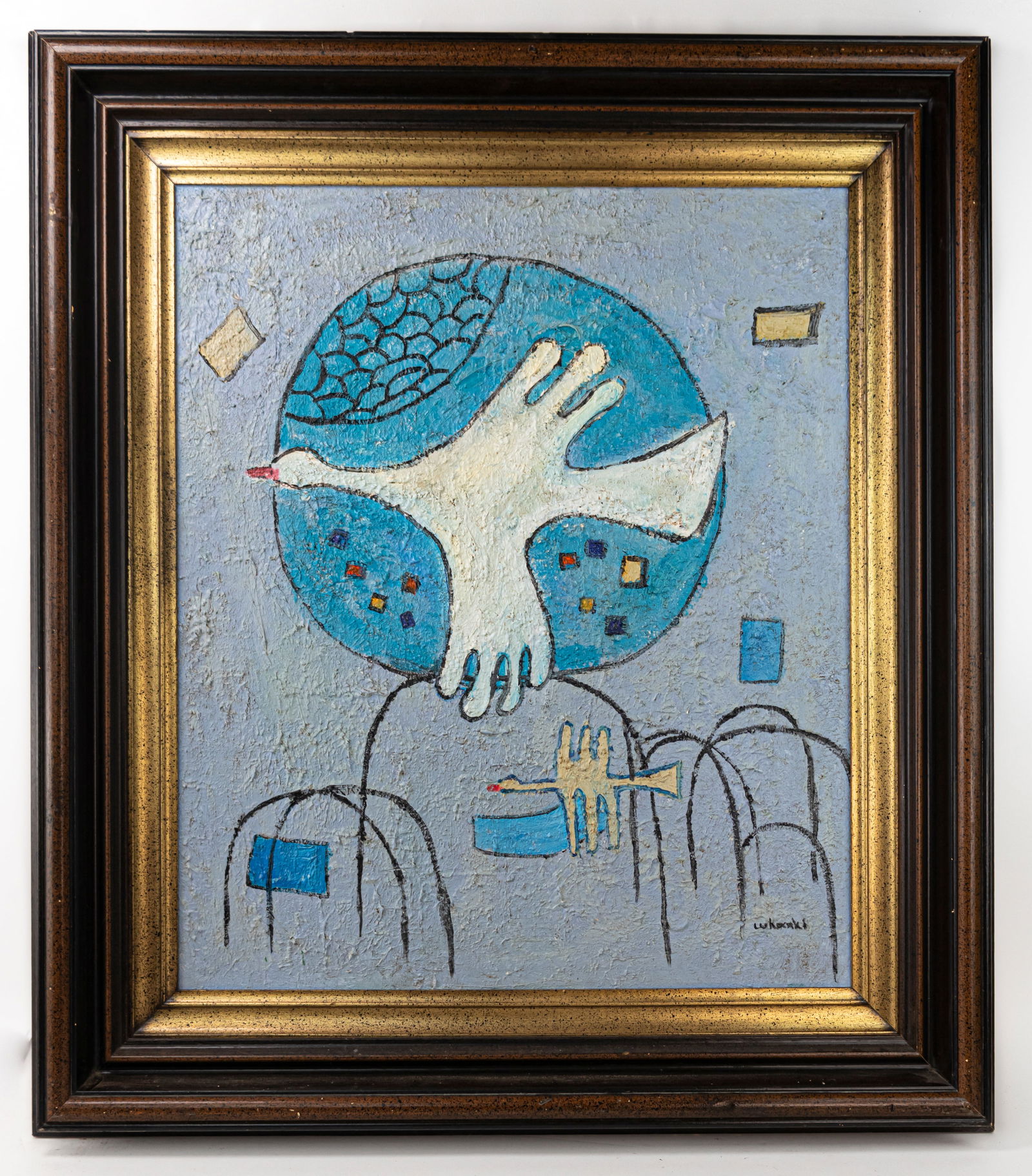 Kim Whanki Korean Abstract Painting (In Style of) (1 of 15)