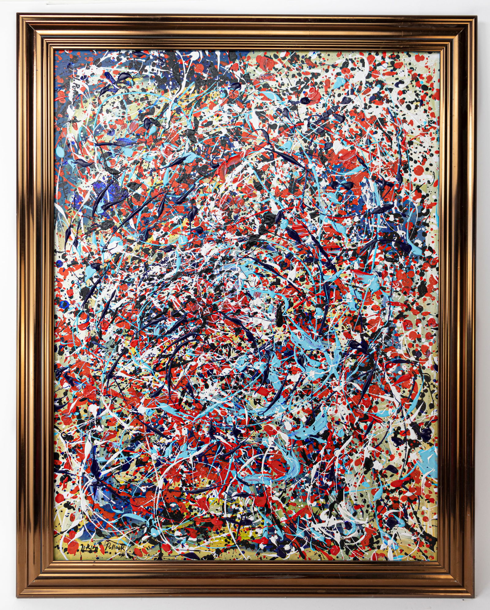 Jackson Pollock Abstract Expressionist Painting (Style of) (1 of 14)