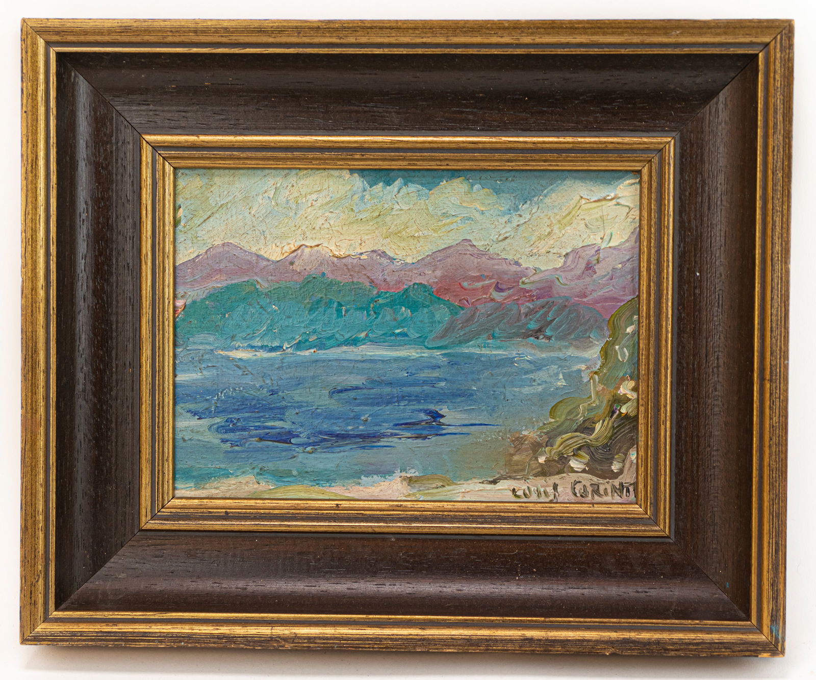 Lovis Corinth German Impressionist Oil Painting (In Style of): This lot consists of a hand painted Oil on Board rendered in style of the German artist Lovis Corinth (1858-1925) He was a German artist and writer whose mature work as a painter and printmaker realiz