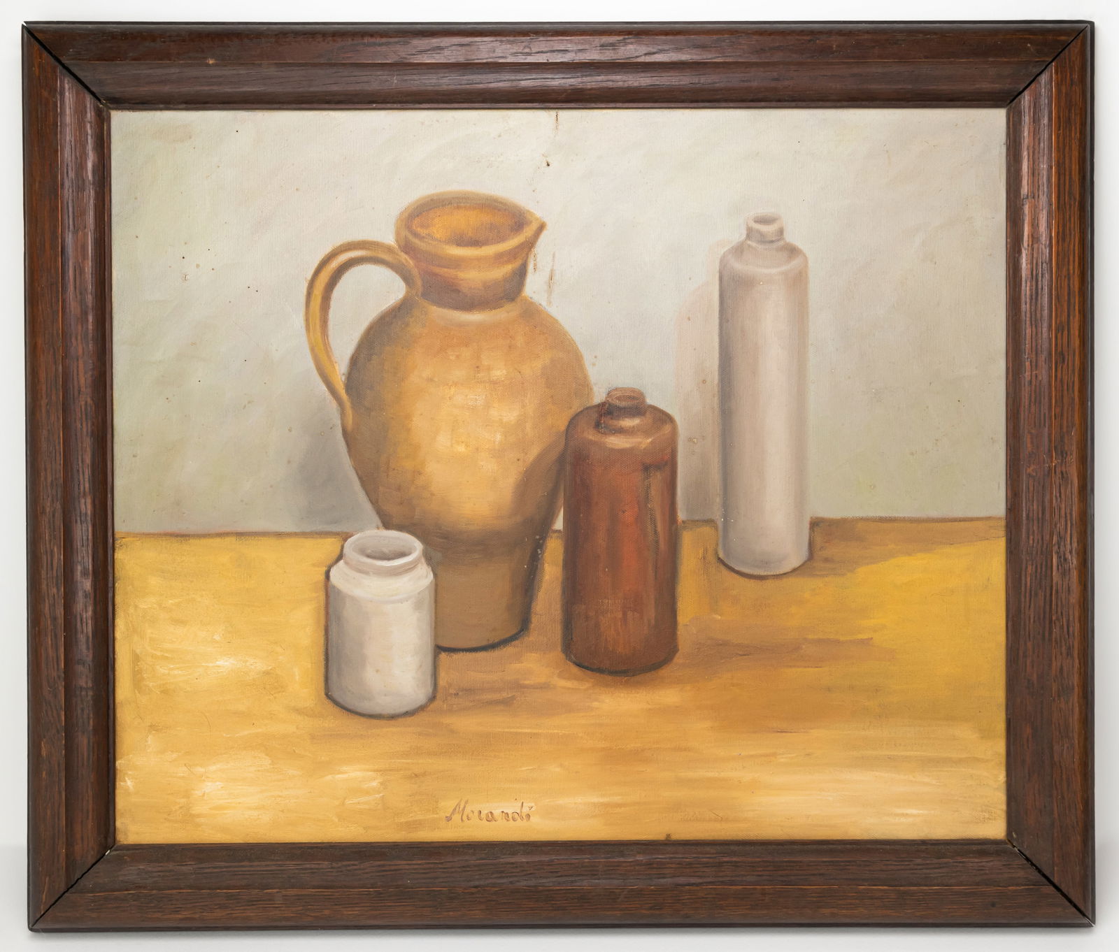 Giorgio Morandi Still Life Oil Painting on Canvas (Style of) (1 of 11)