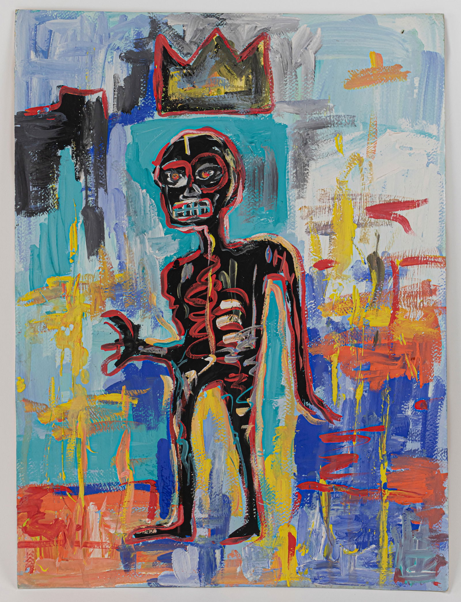 Jean-Michel Basquiat Painting SAMO JMB (In Style of) (1 of 7)
