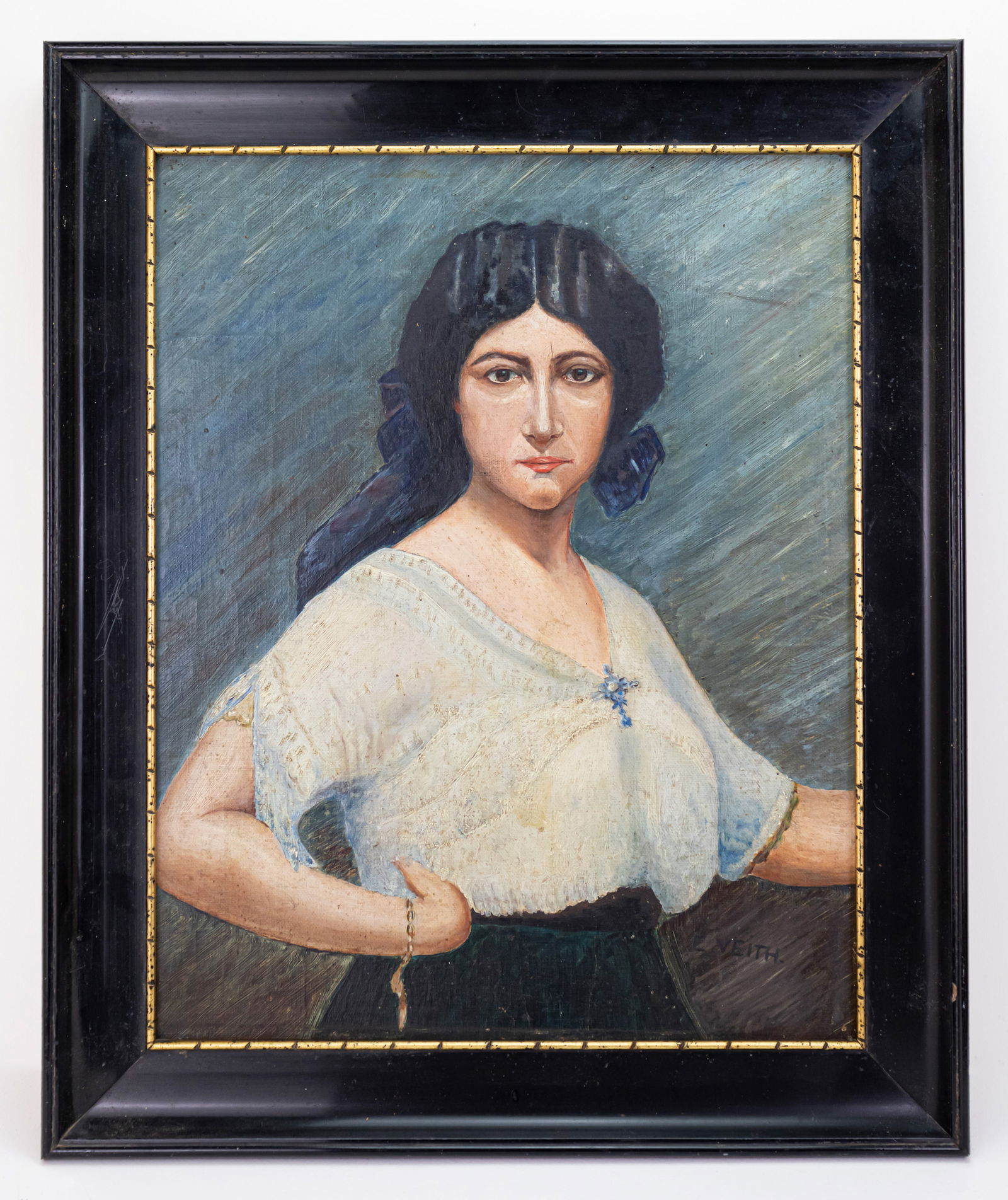 Eduard Veith Framed Oil Painting on Canvas (In Style Of) (1 of 11)