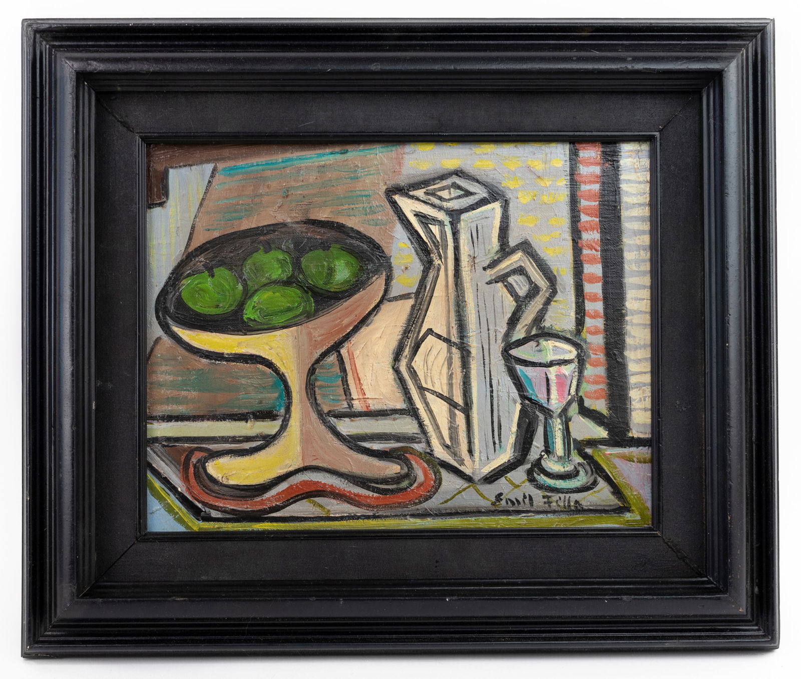 Emil Filla Czech Cubist Oil Painting (In Style of) (1 of 9)