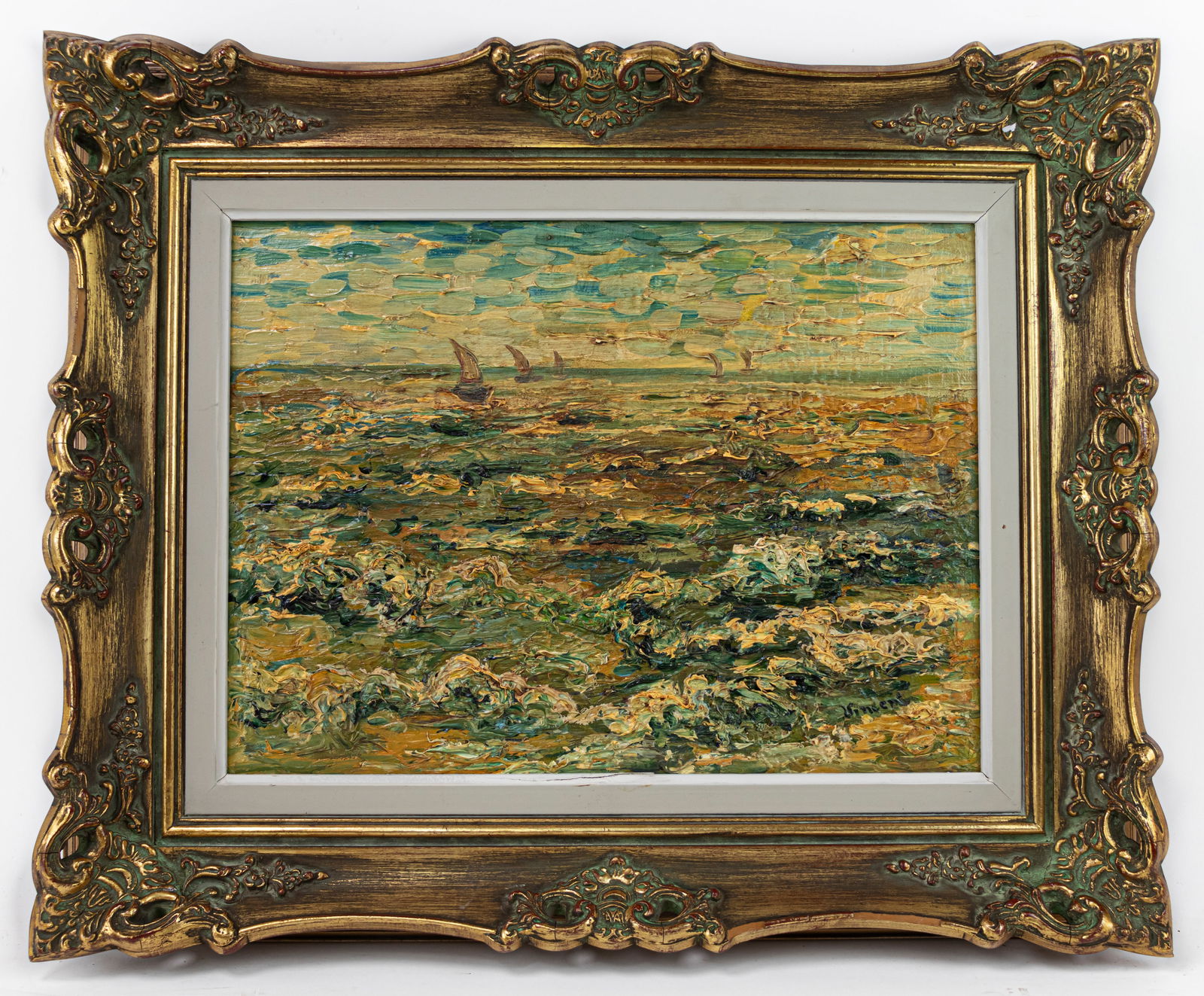 Vincent Van Gogh Dutch Framed Oil Painting on Canvas (In Style of) (1 of 11)