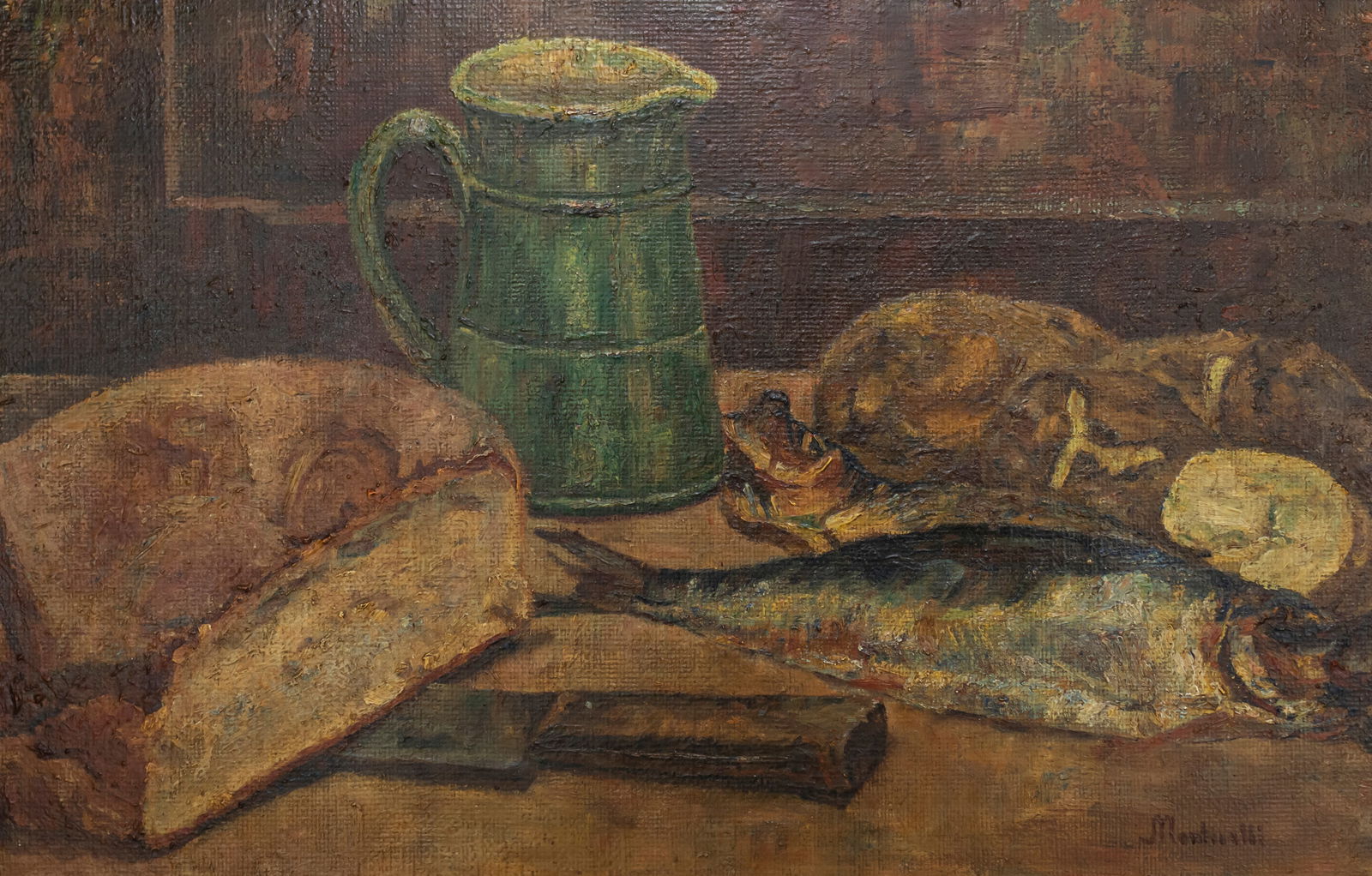 Adolphe Monticelli Still Life Oil Painting (In Style of) - 3