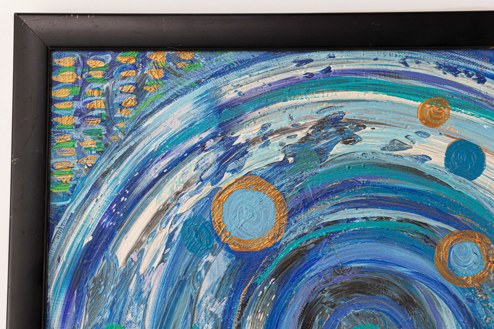 Sonia Delaunay Abstract Framed Oil Painting (In Style of) - 7