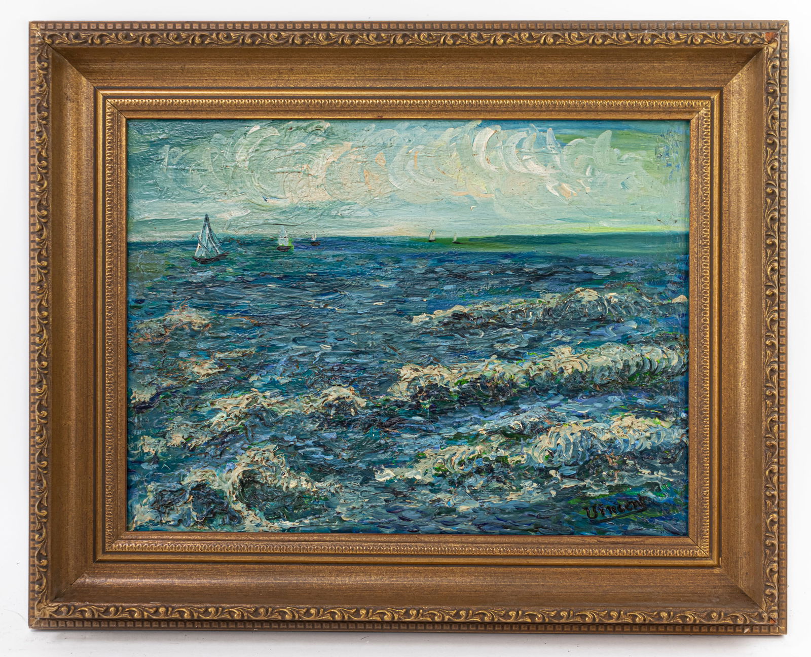 Vincent Van Gogh Dutch Framed Oil Painting on Canvas (In Style of) (1 of 11)