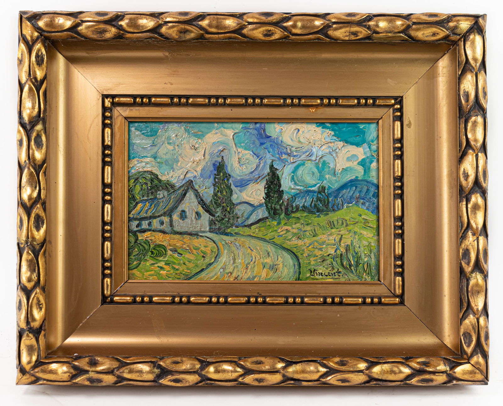 Vincent Van Gogh Dutch Framed Oil Painting on Canvas (In Style of) (1 of 12)
