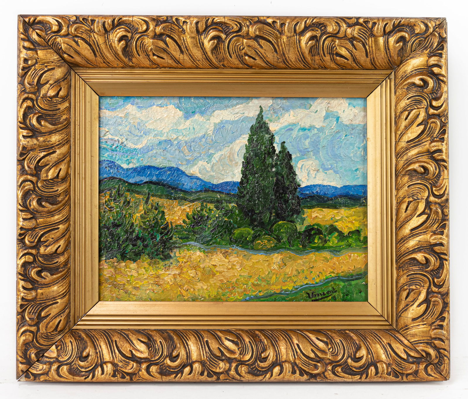 Vincent Van Gogh Dutch Framed Oil Painting on Canvas (In Style of) (1 of 12)