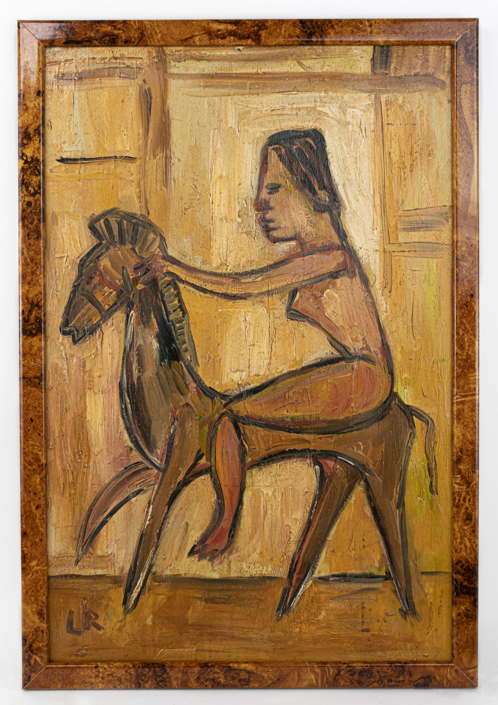 Oil Painting In Style of Leopoldo Richter: This lot consists of a hand painted Oil on Canvas rendered in style of the German artist Leopoldo Richter (1896-1984). Leopoldo Richter was an artist with a German heart and a Colombian soul. Richter