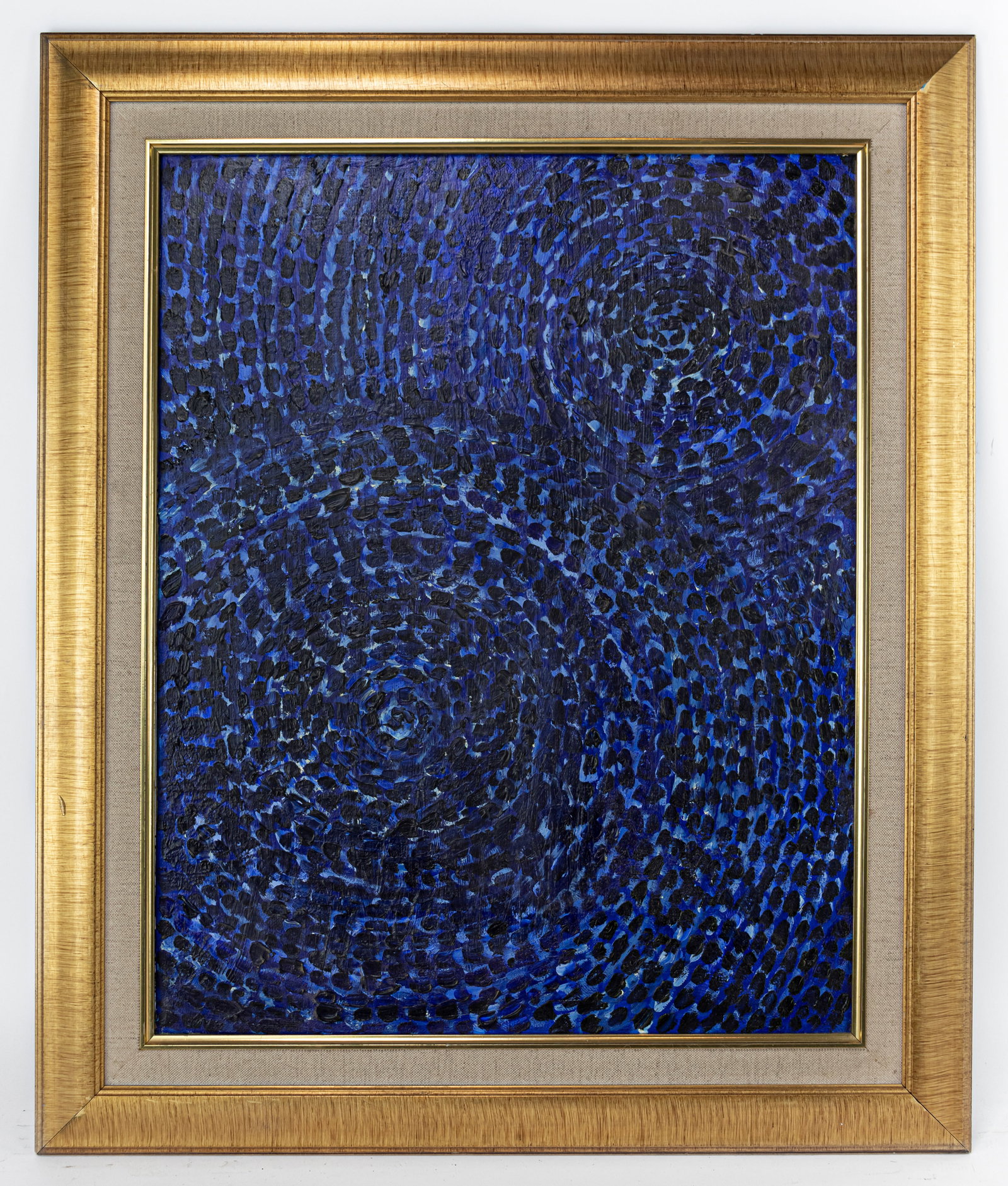 Kim Whanki Korean Abstract Painting (In Style of): This lot consists of a hand painted oil on canvas rendered in style of the Korean artist Kim Whanki (1913- 1974). Kim Whanki, also Kim Whan-ki or Kim Hwan-gi was a pioneering abstract artist of Korea.