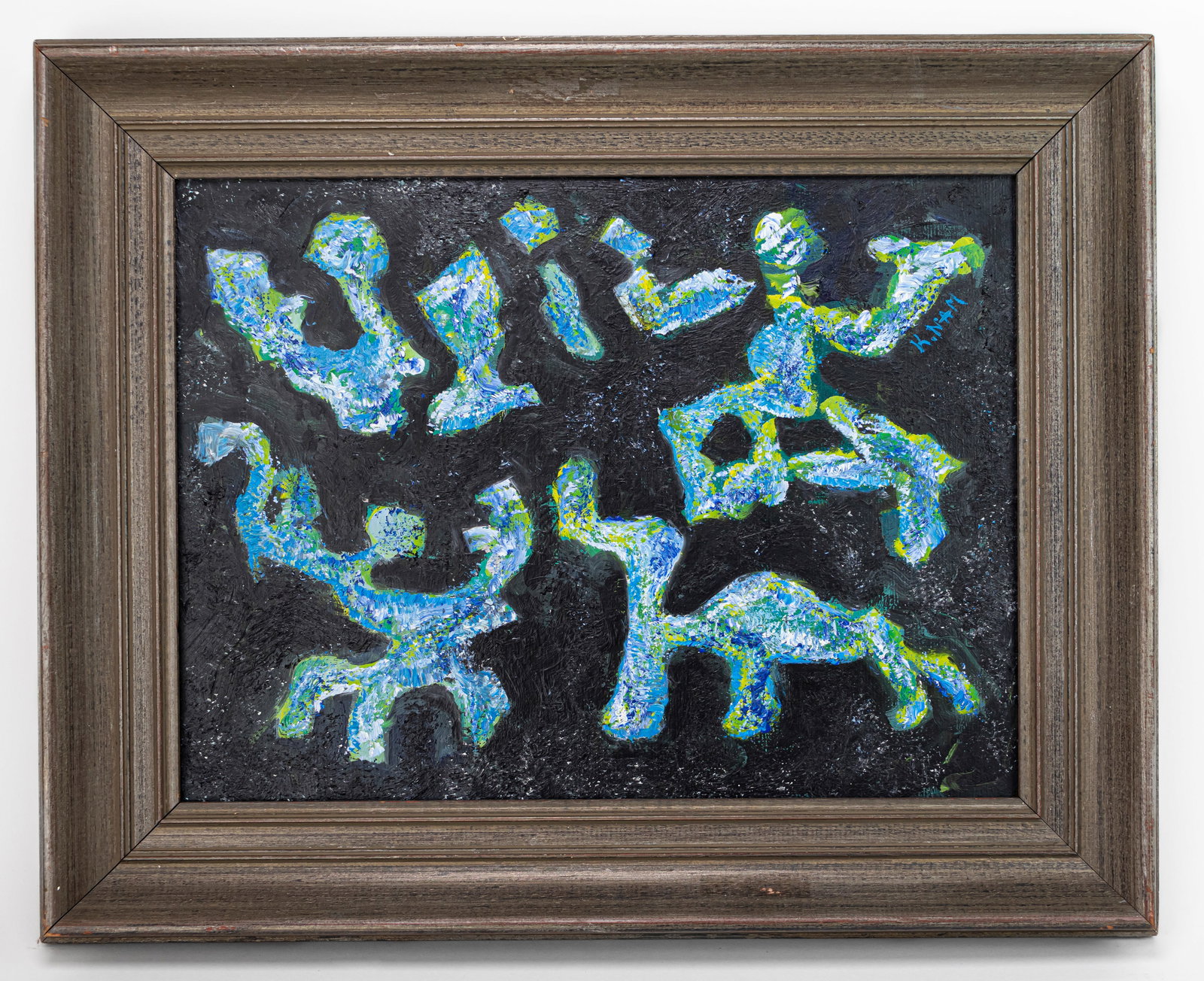 Nam Kwan Framed Oil Painting (In Style Of): This lot consists of a hand painted Oil on Canvas rendered in style of the South Korean painter Nam Kwan(1911-1990). Nam Kwan was born in Kyungbuk, South Korea in 1911. In 1937 he enrolled at the Scho