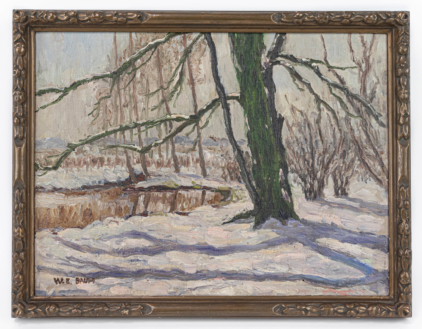 Walter Emerson Baum Framed Oil Painting (In Style of) (1 of 12)