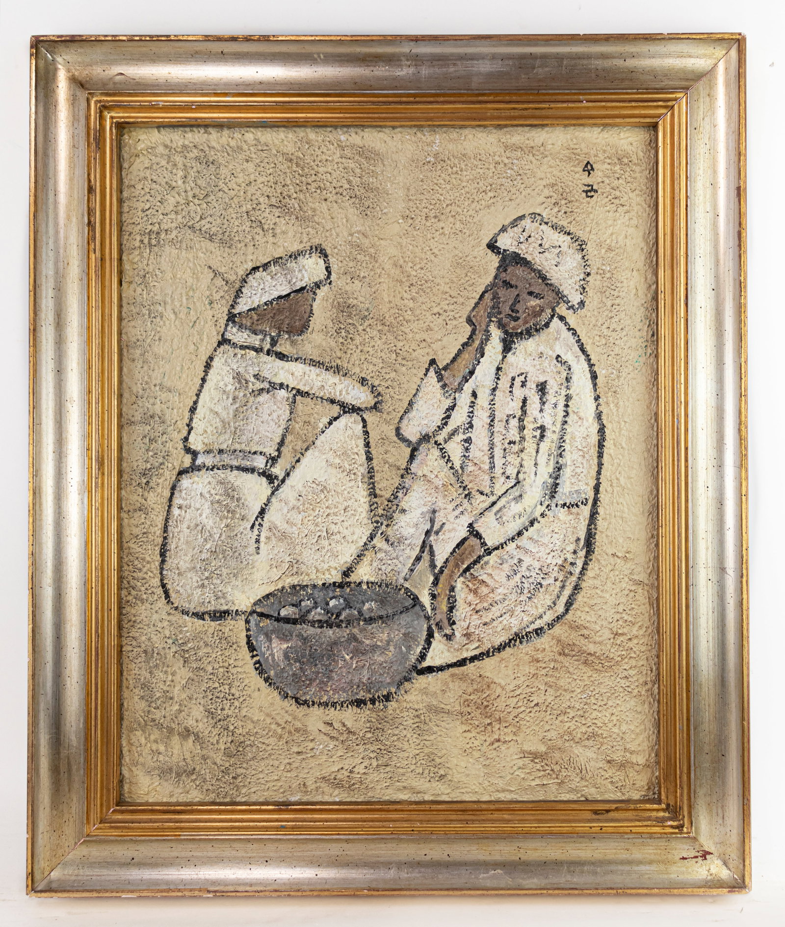 Park Su-geun (Park Soo-keun) Framed Mixed media Artwork (In Style of) (1 of 14)