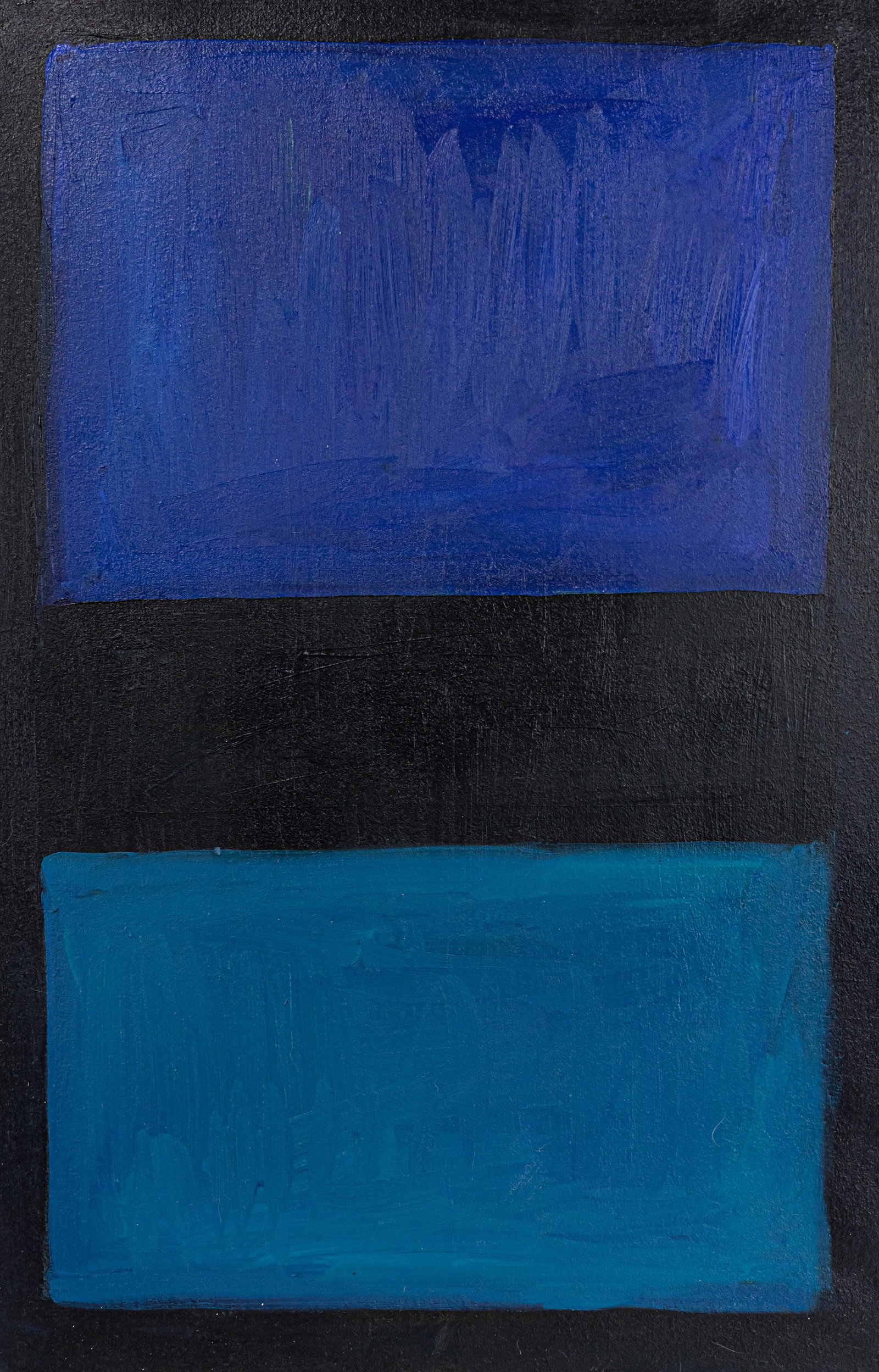 Mark Rothko American Oil on Canvas painting in the style of Pollock, Kline, Abstract: This lot consists of a hand painted Oil on Canvas rendered in style of the American artist Mark Rothko (1903-1970). Mark Rothko was an American abstract painter of Latvian Jewish descent. He is best k