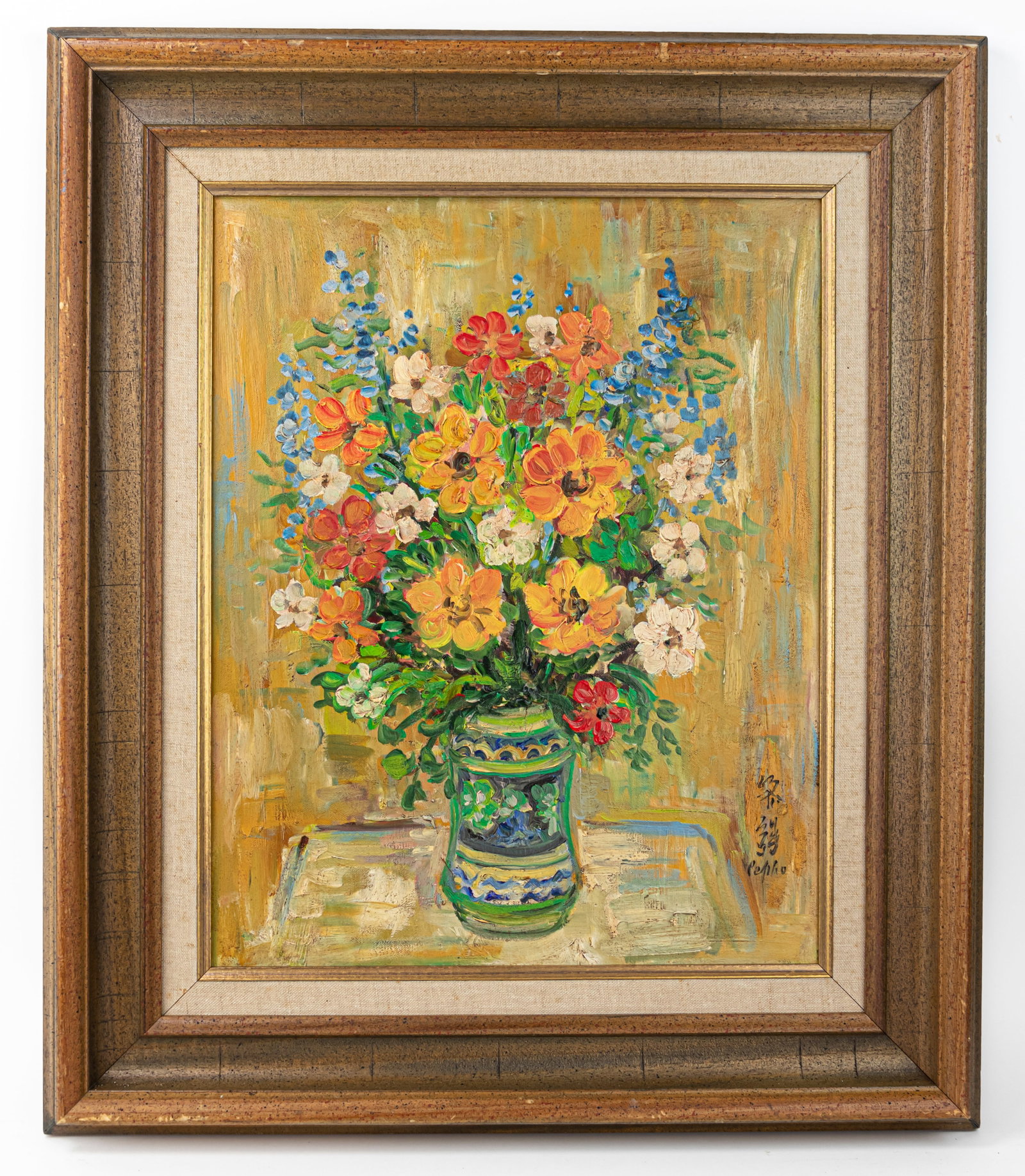 French-Vietname Le Pho Oil Painting on Canvas (in Style of) (1 of 13)