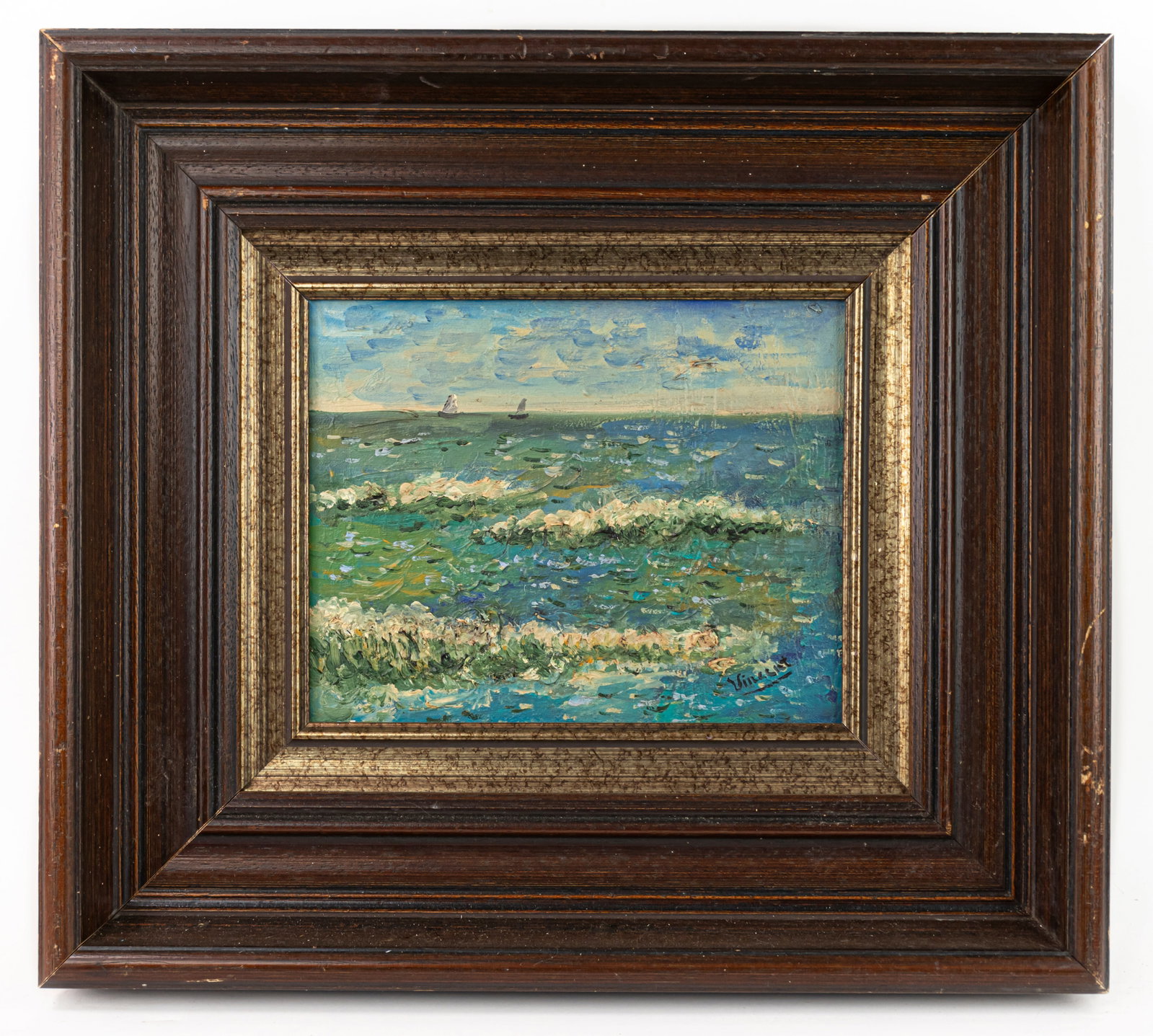 Vincent Van Gogh Dutch Framed Oil Painting on Canvas (In Style of) Monet, Degas, Cezanne era (1 of 13)