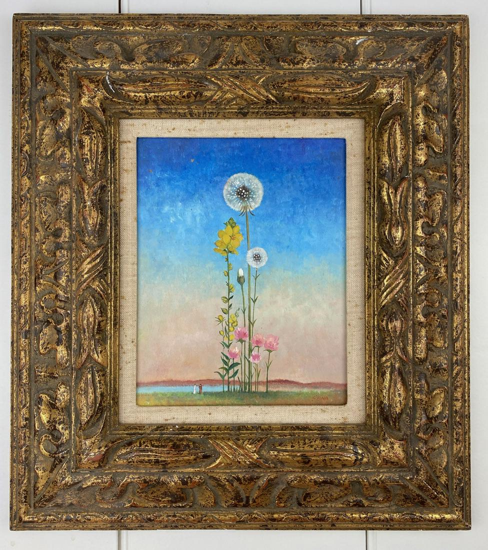 Dandelions Oil Painting, Spina (1 of 9)