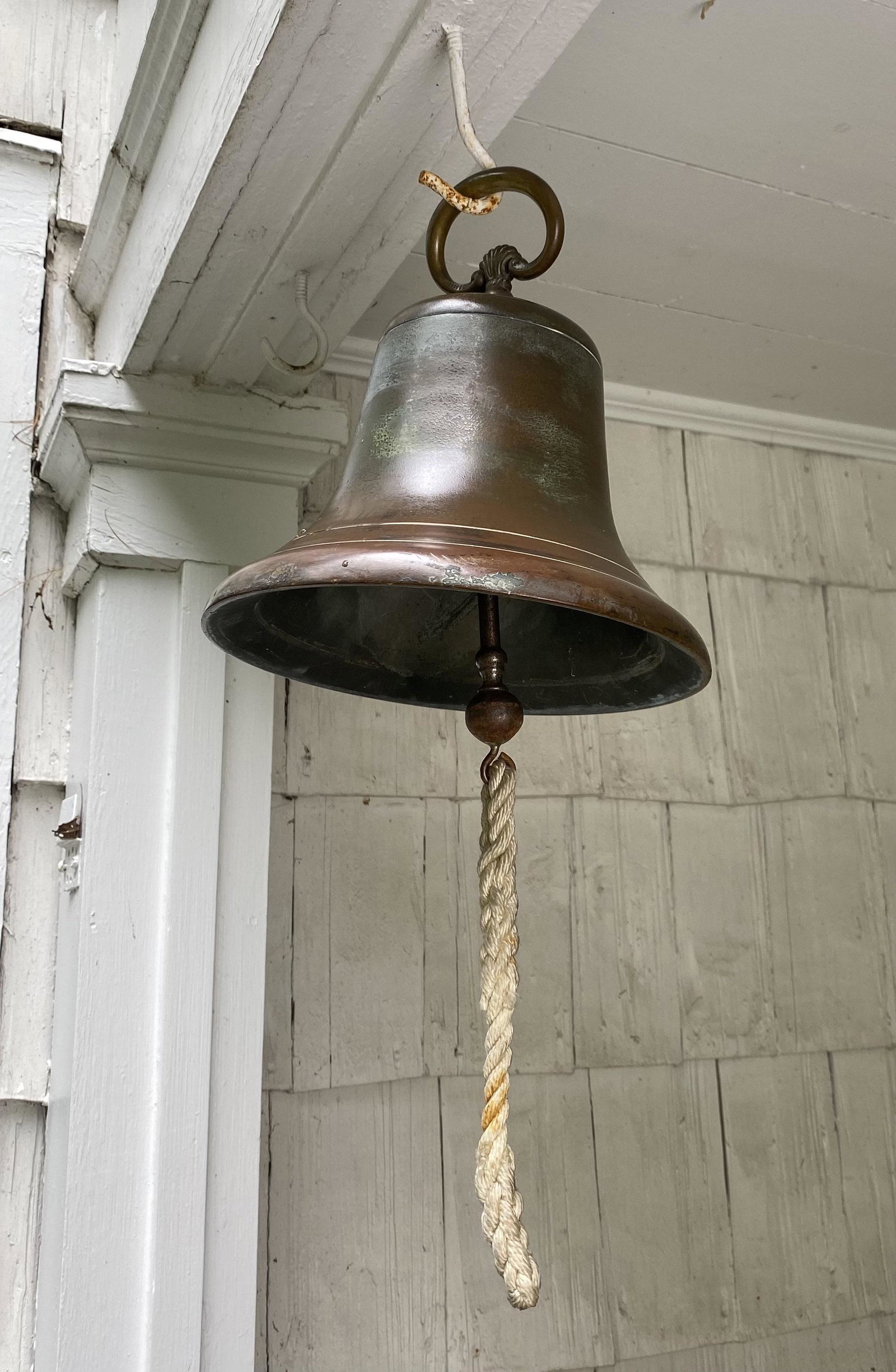 Antique Brass Hanging Bell (1 of 10)