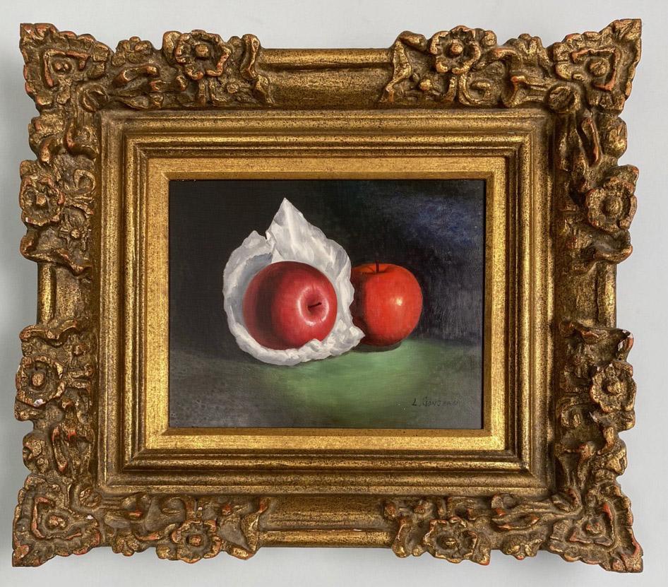 L. Gonjean Oil Apple Painting (1 of 10)