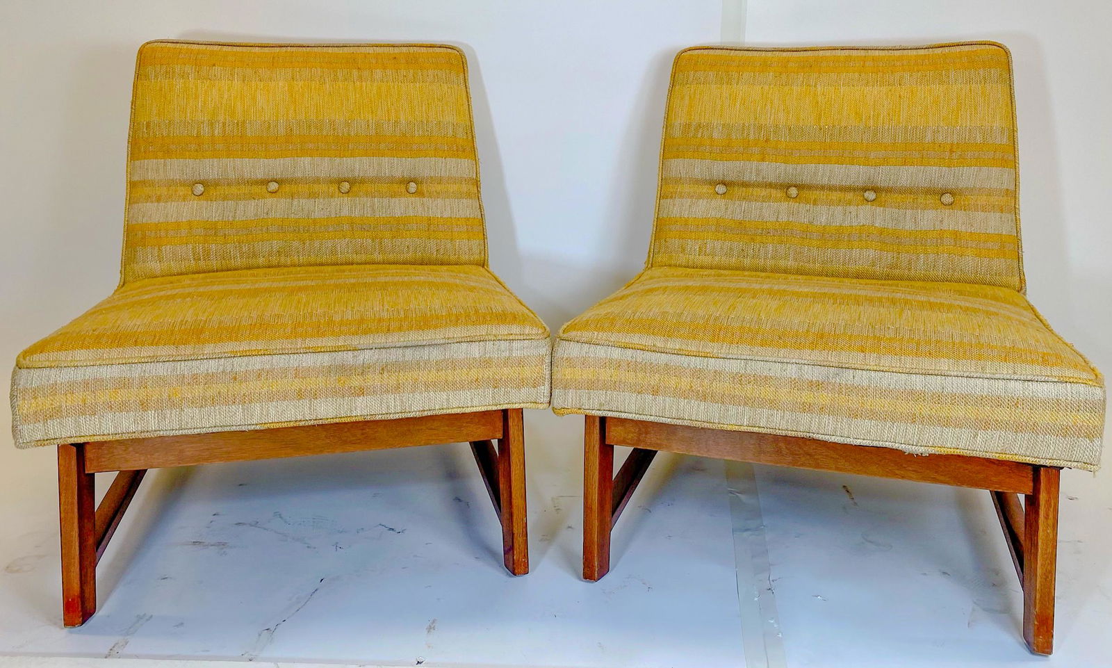 Pair Edward Wormley by Dumbar Slipper Chairs (1 of 15)