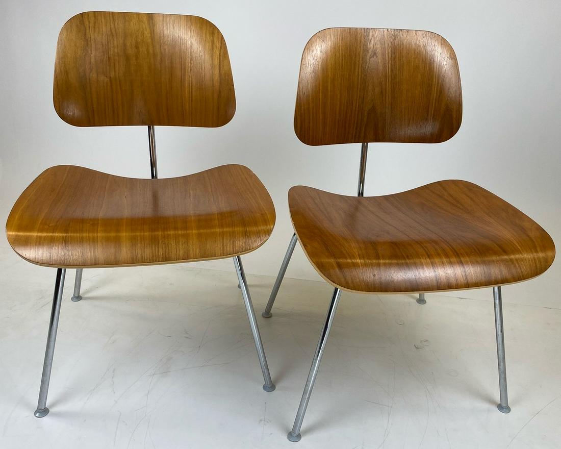 2nd Pair Eames Herman Miller Molded Plywood Dining (1 of 4)