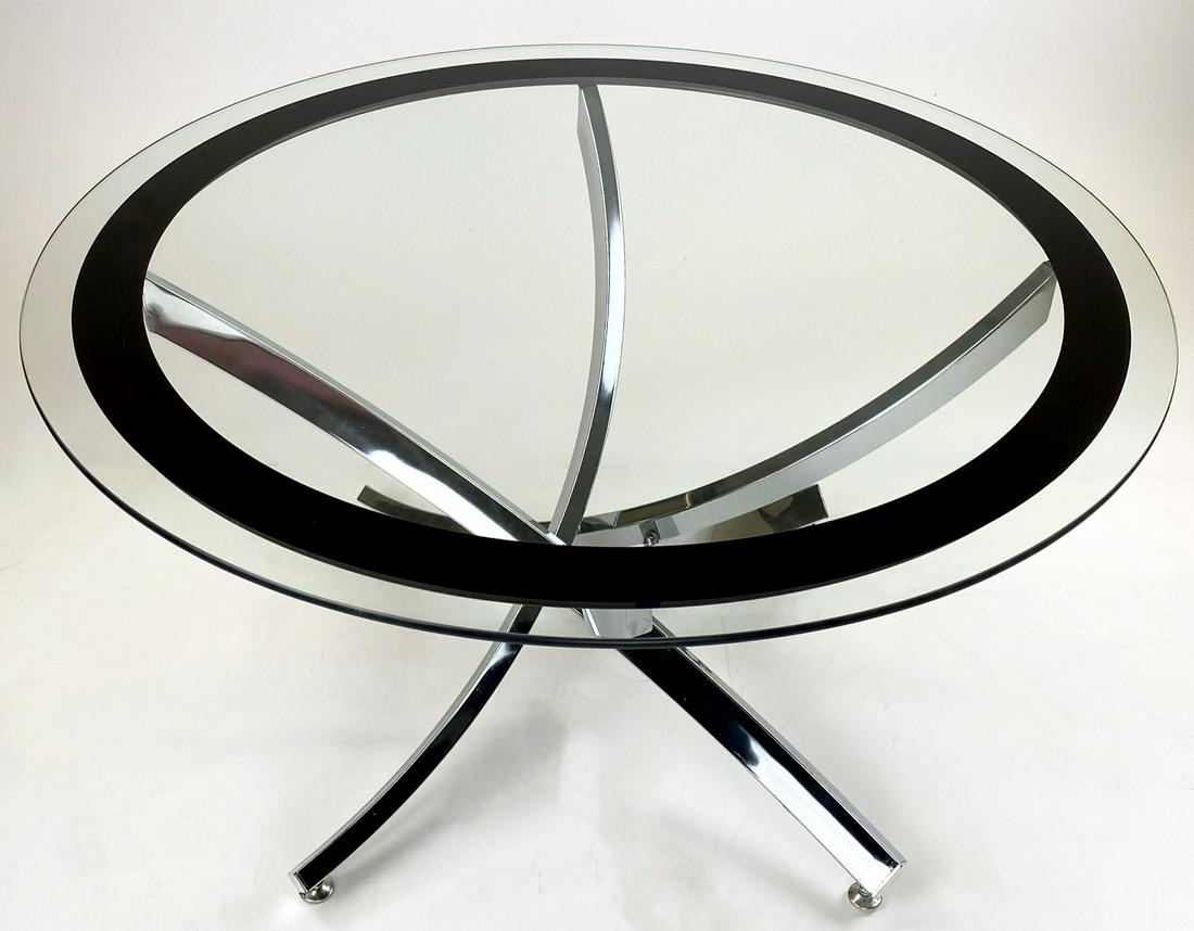 Pergay Style Chrome and Glass Coffee Table (1 of 20)