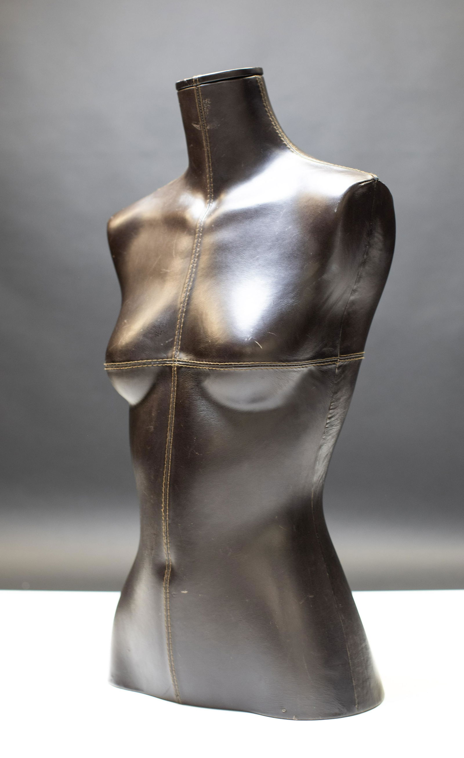 Leather Covered Female Torso Mannequin (1 of 10)