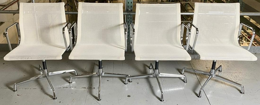 4 Herman Miller by Vitra Mesh Chrome Arm Chairs (1 of 5)