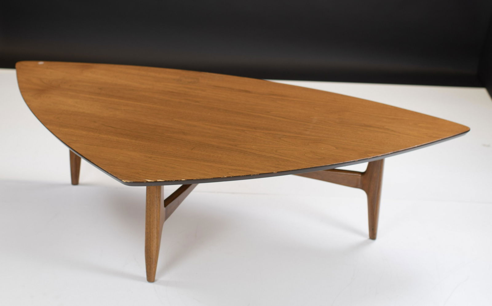 Danish Modern Angular Wood Coffee Table (1 of 16)
