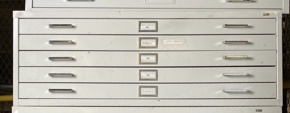 White Safco 5 Drawer Media Flat File Cabinet (1 of 4)