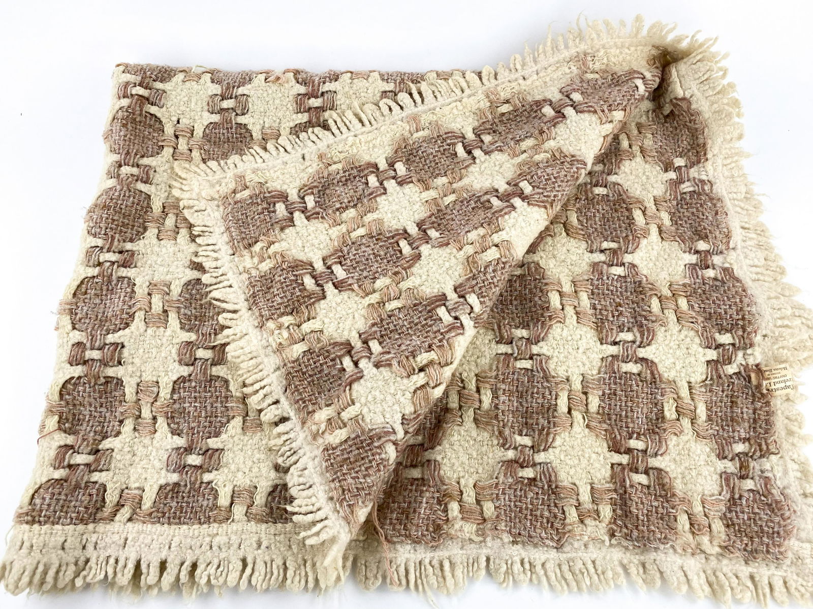 Soft Hand Woven Vintage Irish Throw Blanket (1 of 5)
